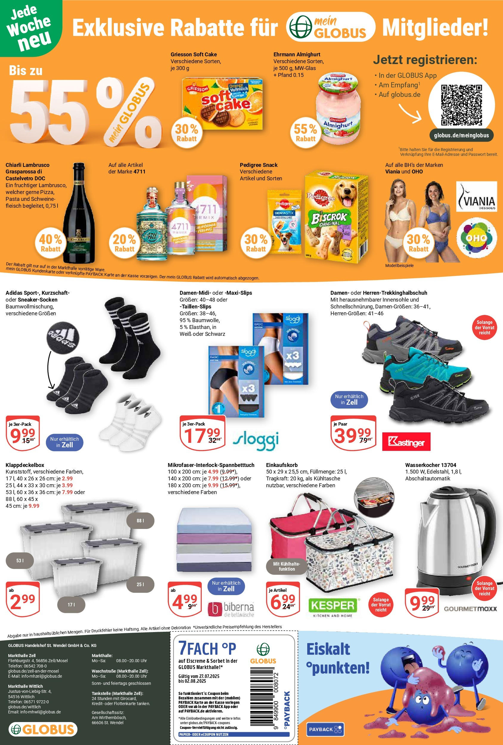Globus prospekt Wittlich (ab 28.07.2025) » Angebote ab Montag | Seite: 24 | Produkte: Ehrmann almighurt, Bettwäsche, Fleisch, Telefon Globus prospekt Wittlich (ab 28.07.2025) » Angebote online | Seite: 24 | Produkte: Ehrmann almighurt, Bettwäsche, Fleisch, Telefon