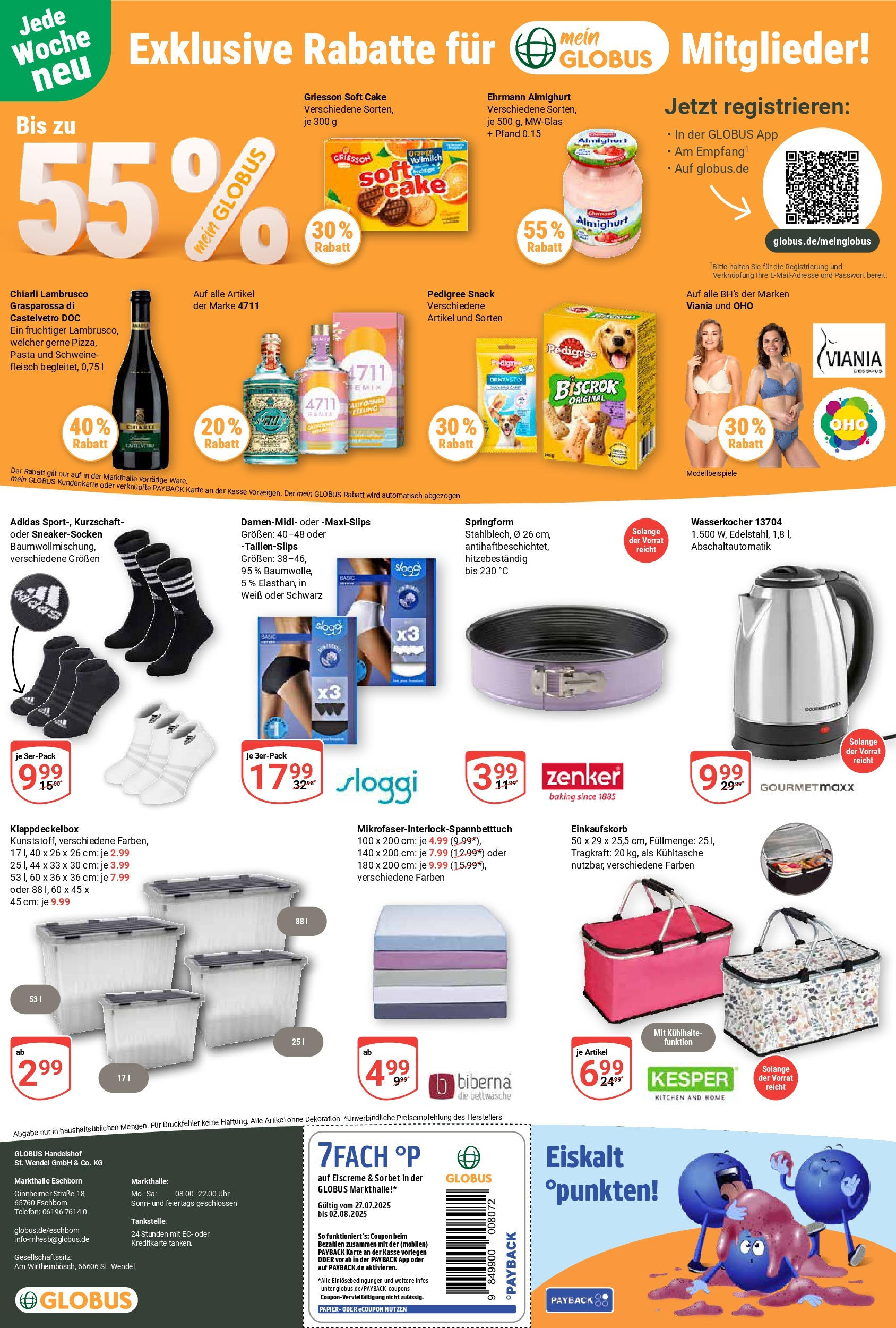 Globus prospekt Eschborn (ab 28.07.2025) » Angebote ab Montag | Seite: 24 | Produkte: Bettwäsche, Pedigree, Pasta, Fleisch Globus prospekt Eschborn (ab 28.07.2025) » Angebote online | Seite: 24 | Produkte: Bettwäsche, Pedigree, Pasta, Fleisch
