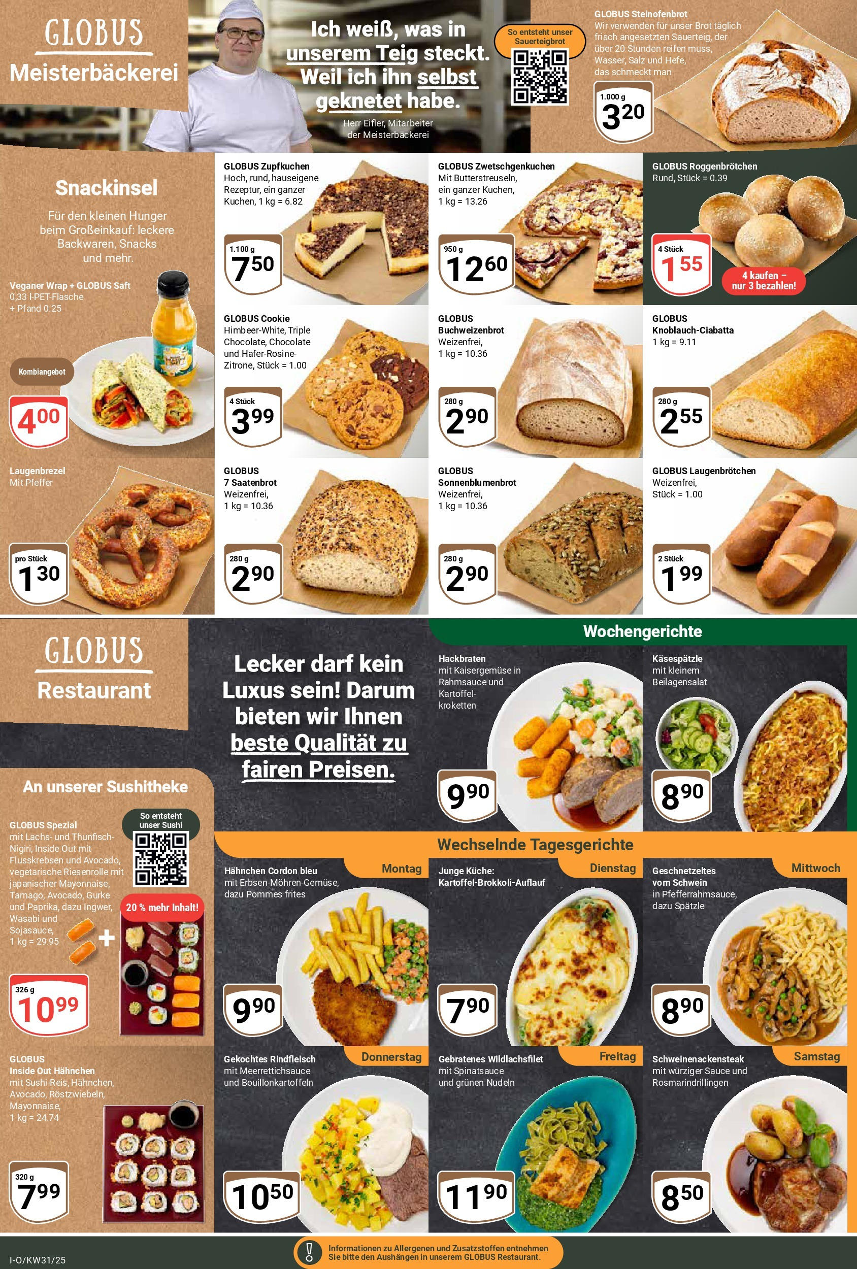 Globus prospekt Idar-Oberstein (ab 28.07.2025) » Angebote ab Montag | Seite: 7 | Produkte: Hahnchen, Pommes frites, Lachs, Brot Globus prospekt Idar-Oberstein (ab 28.07.2025) » Angebote online | Seite: 7 | Produkte: Hahnchen, Pommes frites, Lachs, Brot