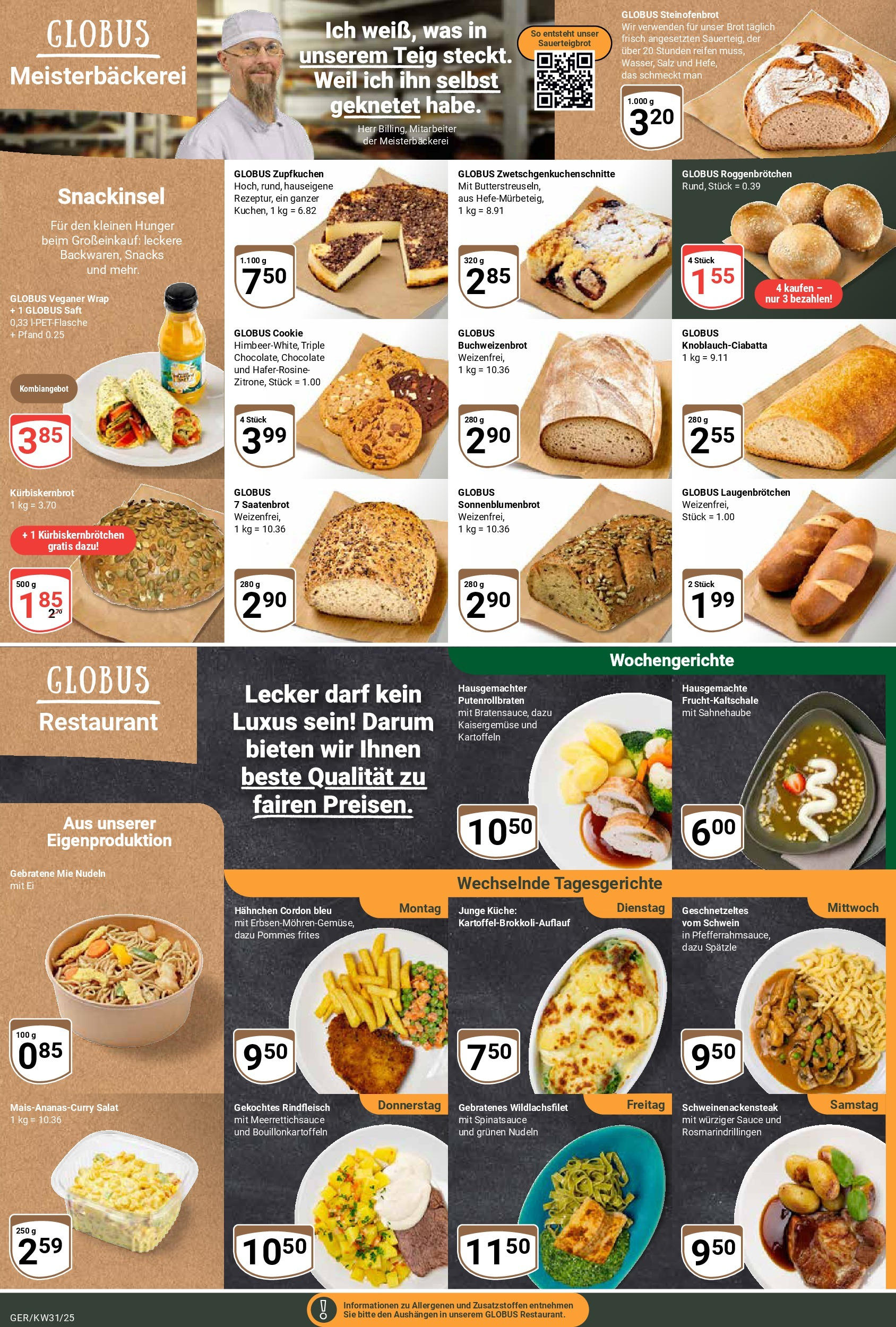 Globus prospekt Gera (ab 28.07.2025) » Angebote ab Montag | Seite: 7 | Produkte: Hahnchen, Pommes, Küche, Pommes frites Globus prospekt Gera (ab 28.07.2025) » Angebote online | Seite: 7 | Produkte: Hahnchen, Pommes, Küche, Pommes frites
