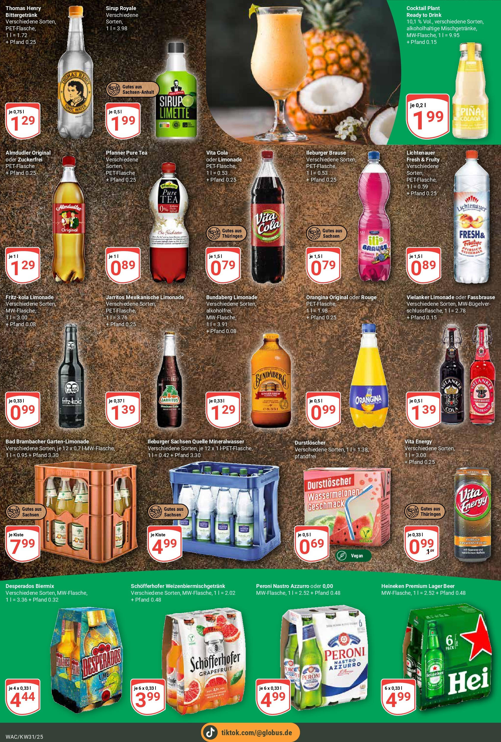 Globus prospekt Markkleeberg (ab 28.07.2025) » Angebote ab Montag | Seite: 18 | Produkte: Rouge, Sirup, Limette, Fassbrause Globus prospekt Markkleeberg (ab 28.07.2025) » Angebote online | Seite: 18 | Produkte: Rouge, Sirup, Limette, Fassbrause