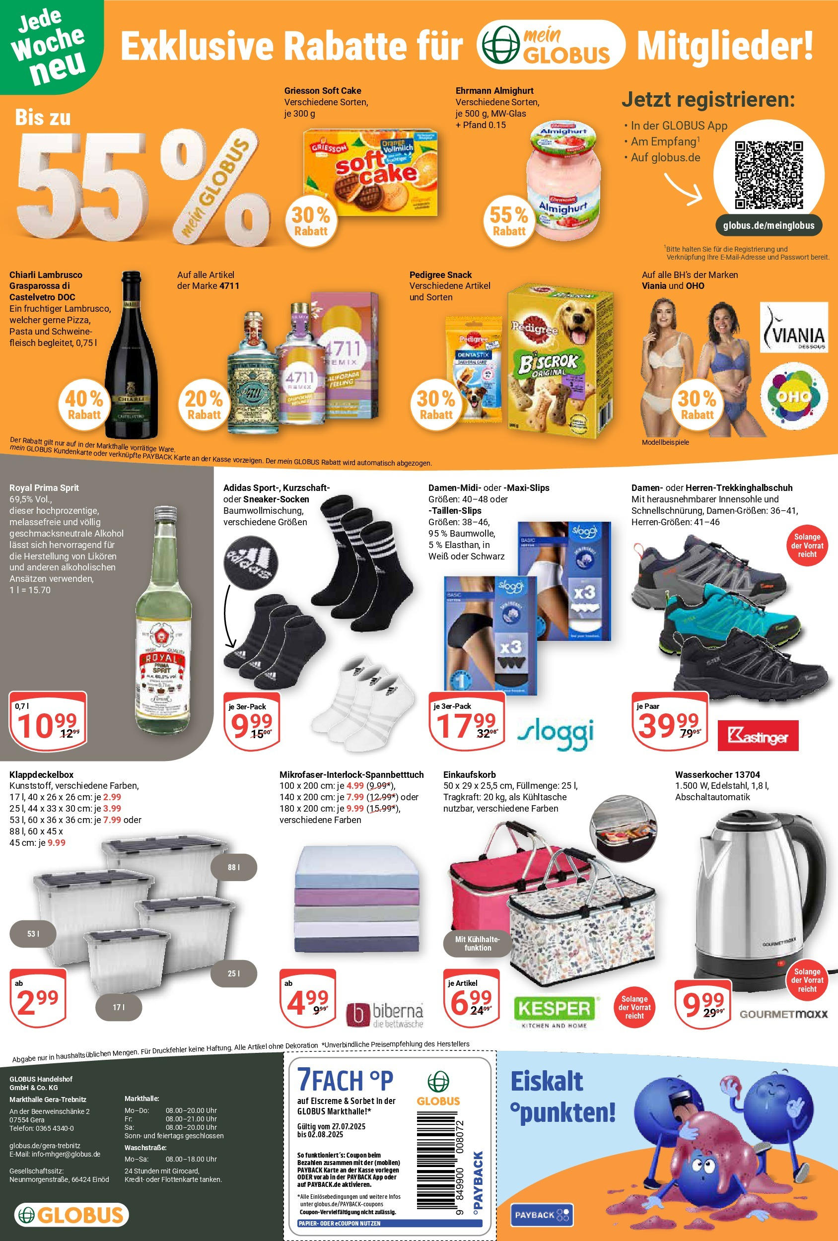 Globus prospekt Gera (ab 28.07.2025) » Angebote ab Montag | Seite: 28 | Produkte: Ehrmann almighurt, Bettwäsche, Eiscreme, Pedigree Globus prospekt Gera (ab 28.07.2025) » Angebote online | Seite: 28 | Produkte: Ehrmann almighurt, Bettwäsche, Eiscreme, Pedigree