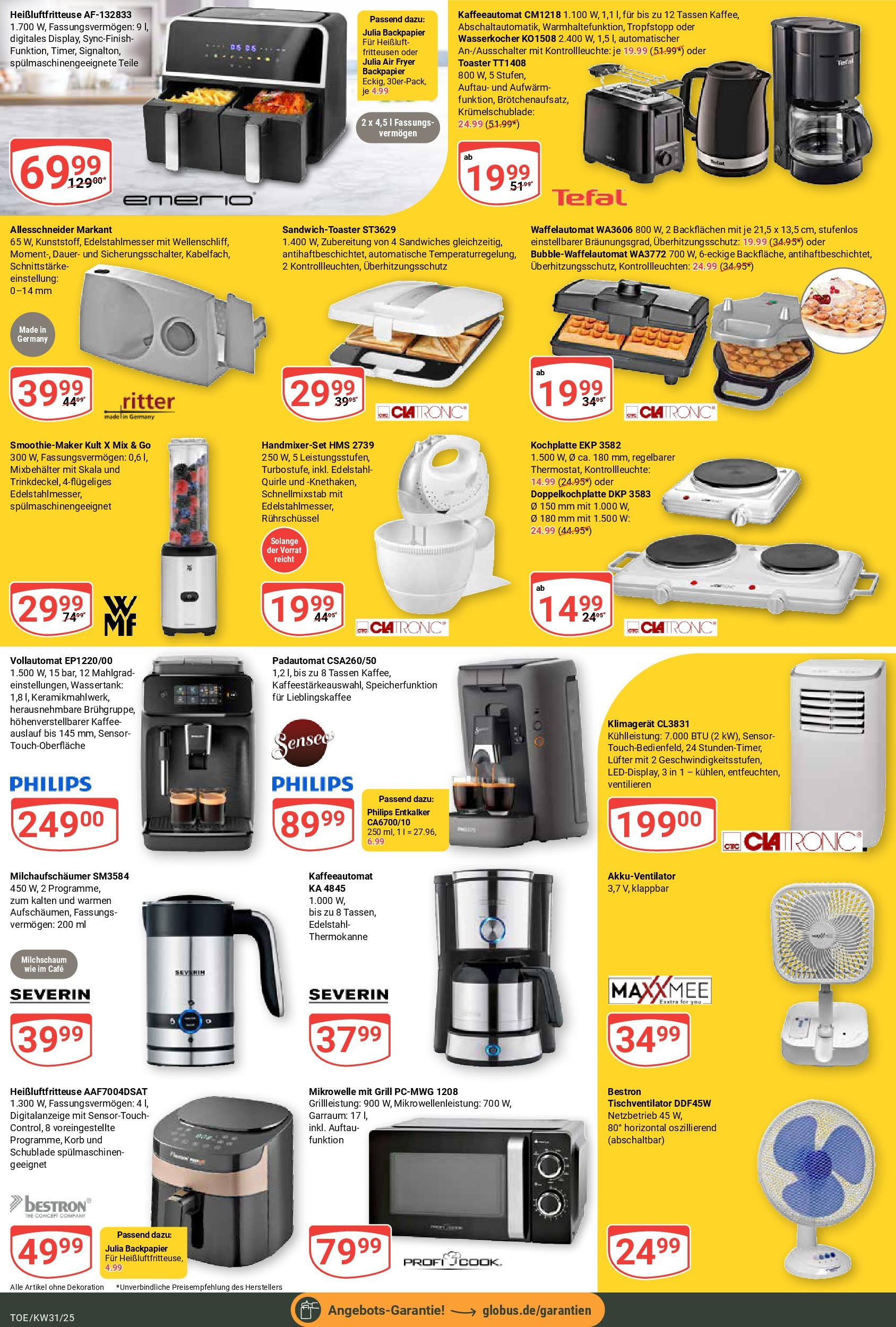 Globus prospekt Tönisvorst (ab 28.07.2025) » Angebote ab Montag | Seite: 27 | Produkte: Philips, Grill, Wasserkocher, Kochplatte Globus prospekt Tönisvorst (ab 28.07.2025) » Angebote online | Seite: 27 | Produkte: Philips, Grill, Wasserkocher, Kochplatte
