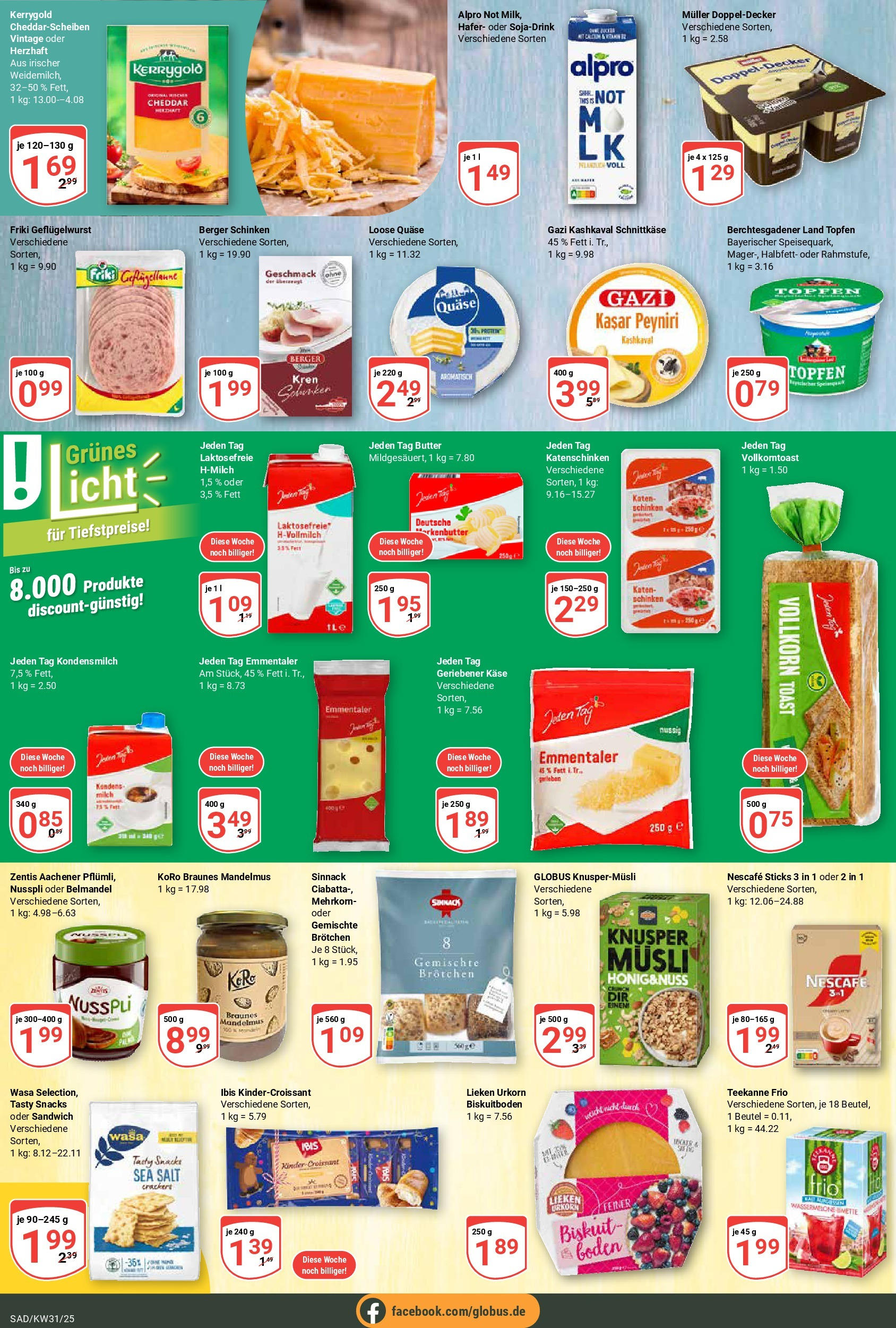 Globus prospekt Schwandorf (ab 28.07.2025) » Angebote ab Montag | Seite: 13 | Produkte: Nescafe, Milch, Alpro, Limette Globus prospekt Schwandorf (ab 28.07.2025) » Angebote online | Seite: 13 | Produkte: Nescafe, Milch, Alpro, Limette