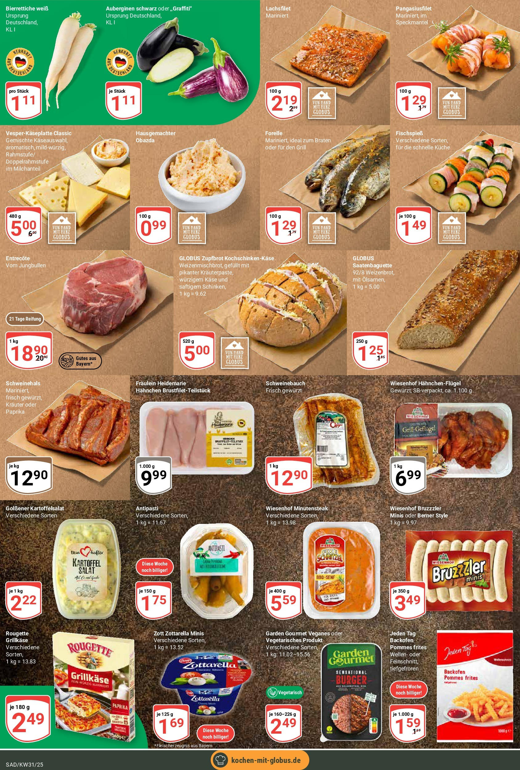 Globus prospekt Schwandorf (ab 28.07.2025) » Angebote ab Montag | Seite: 14 | Produkte: Grill, Entrecote, Paprika, Salat Globus prospekt Schwandorf (ab 28.07.2025) » Angebote online | Seite: 14 | Produkte: Grill, Entrecote, Paprika, Salat