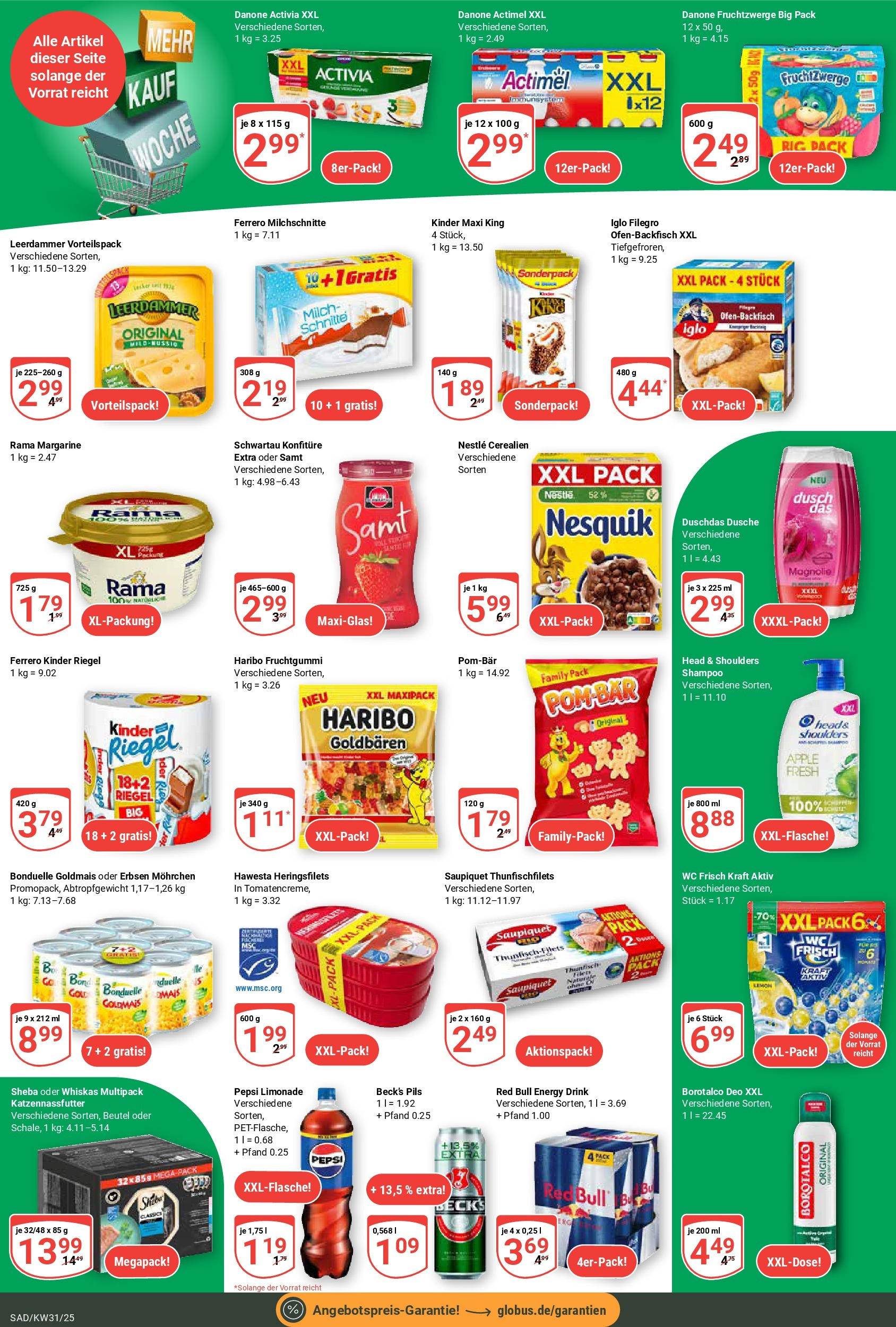 Globus prospekt Schwandorf (ab 28.07.2025) » Angebote ab Montag | Seite: 23 | Produkte: Sheba, Red bull, Fruchtzwerge, Ferrero milchschnitte Globus prospekt Schwandorf (ab 28.07.2025) » Angebote online | Seite: 23 | Produkte: Sheba, Red bull, Fruchtzwerge, Ferrero milchschnitte