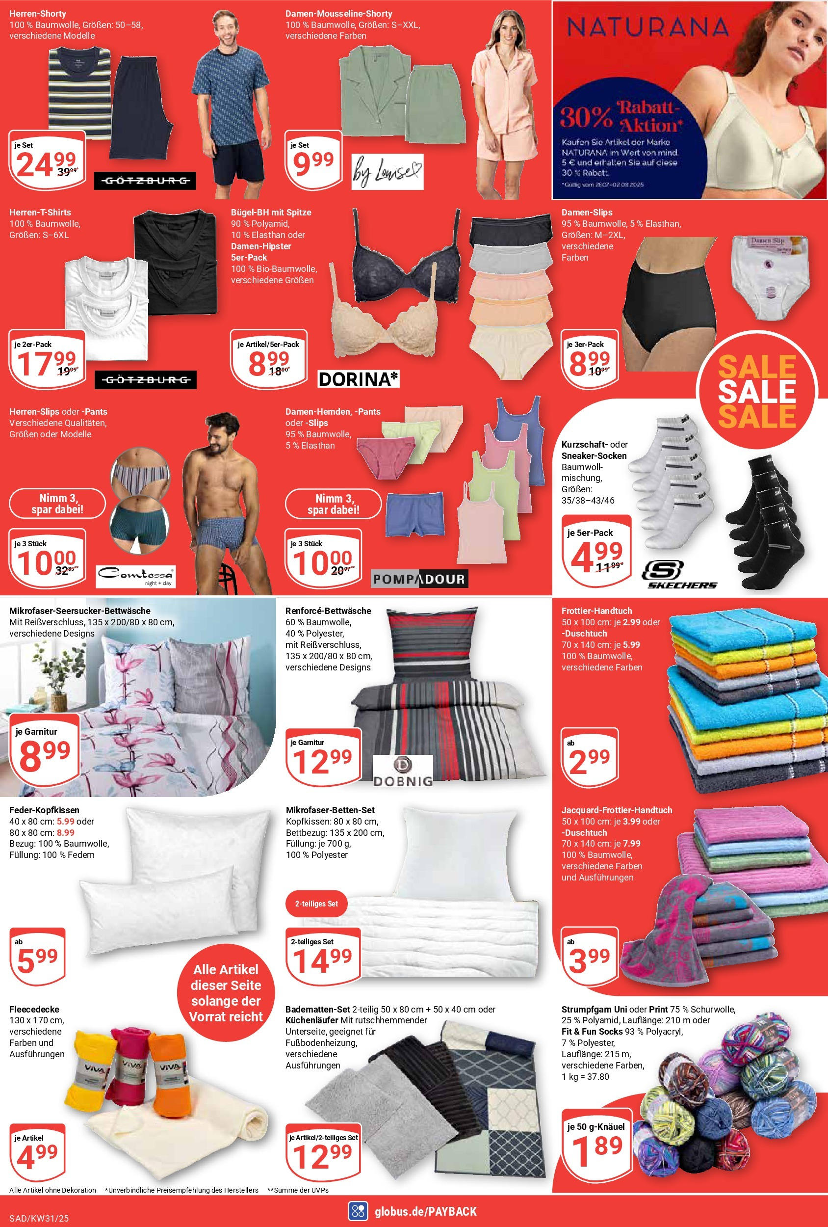 Globus prospekt Schwandorf (ab 28.07.2025) » Angebote ab Montag | Seite: 26 | Produkte: Kopfkissen Globus prospekt Schwandorf (ab 28.07.2025) » Angebote online | Seite: 26 | Produkte: Kopfkissen