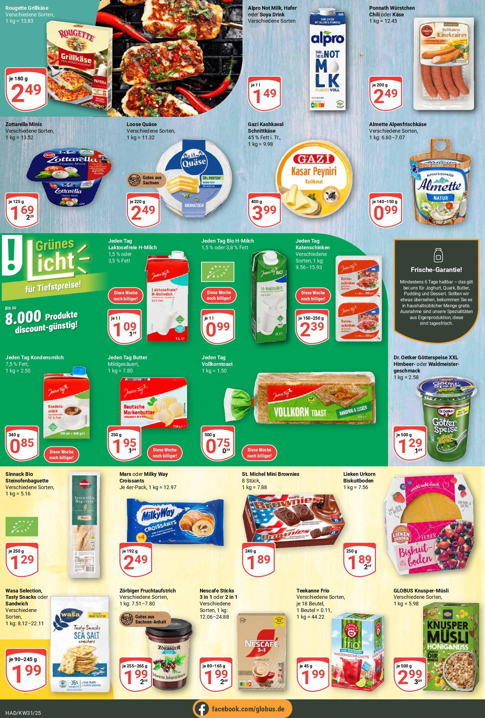 Globus prospekt Halle (saale) (ab 28.07.2025) » Angebote ab Montag | Seite: 9 | Produkte: Milch, Käsekrainer, Mars, Schinken Globus prospekt Halle (saale) (ab 28.07.2025) » Angebote online | Seite: 9 | Produkte: Milch, Käsekrainer, Mars, Schinken