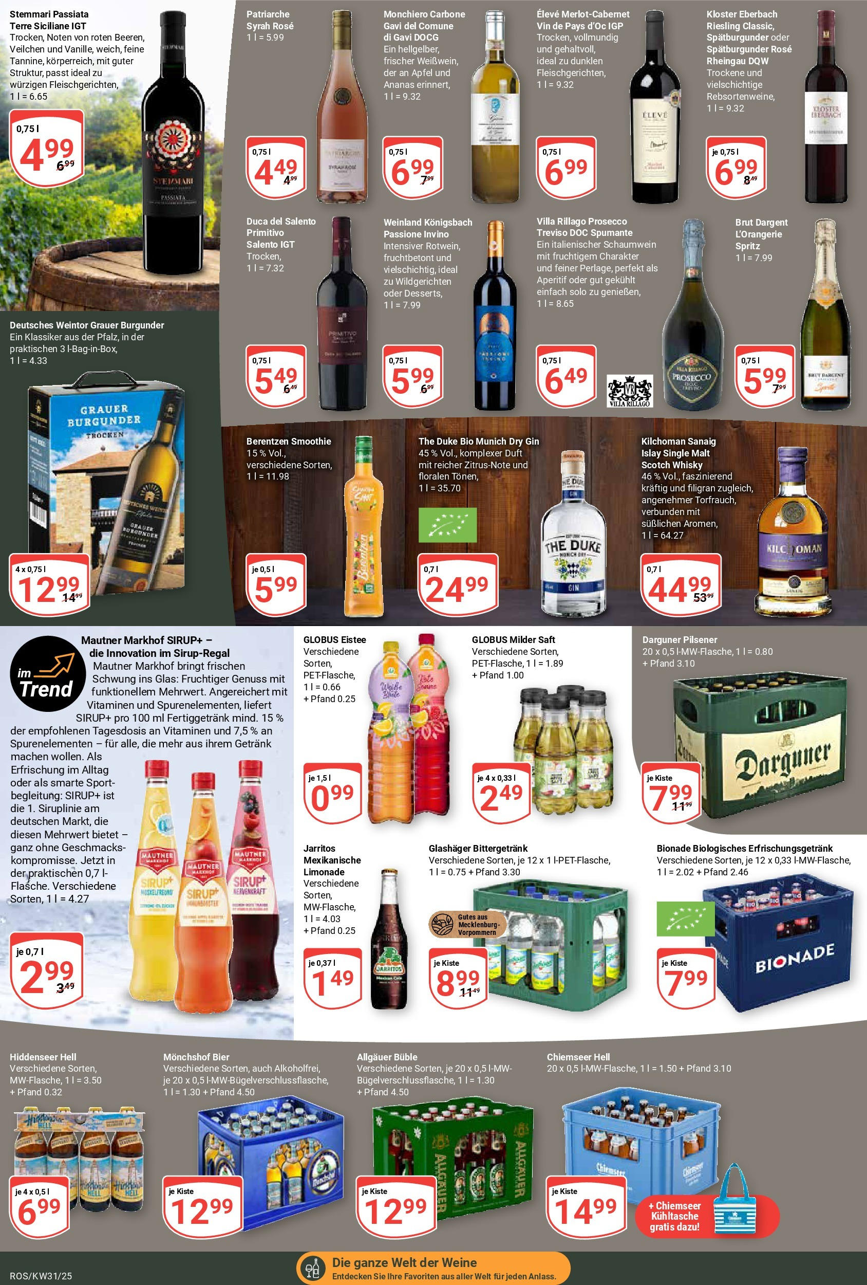Globus prospekt Lambrechtshagen (ab 28.07.2025) » Angebote ab Montag | Seite: 14 | Produkte: Bier, Ananas, Limonade, Berentzen Globus prospekt Lambrechtshagen (ab 28.07.2025) » Angebote online | Seite: 14 | Produkte: Bier, Ananas, Limonade, Berentzen