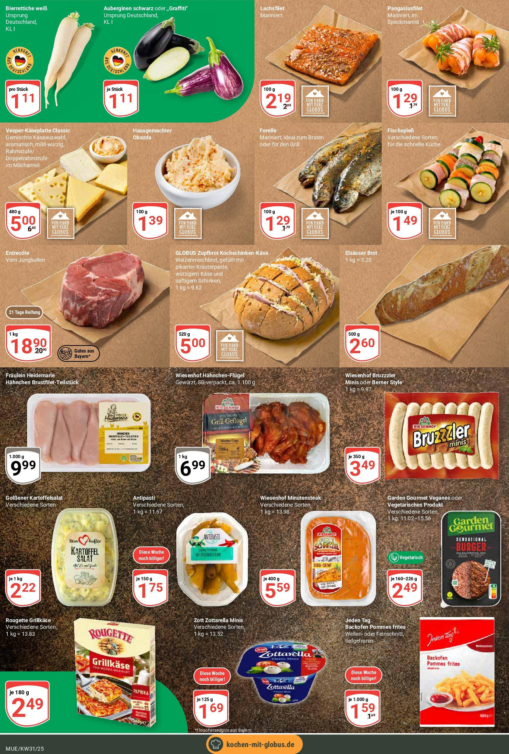 Globus prospekt Mühldorf (ab 28.07.2025) » Angebote ab Montag | Seite: 14 | Produkte: Käse, Entrecote, Paprika, Brot Globus prospekt Mühldorf (ab 28.07.2025) » Angebote online | Seite: 14 | Produkte: Käse, Entrecote, Paprika, Brot