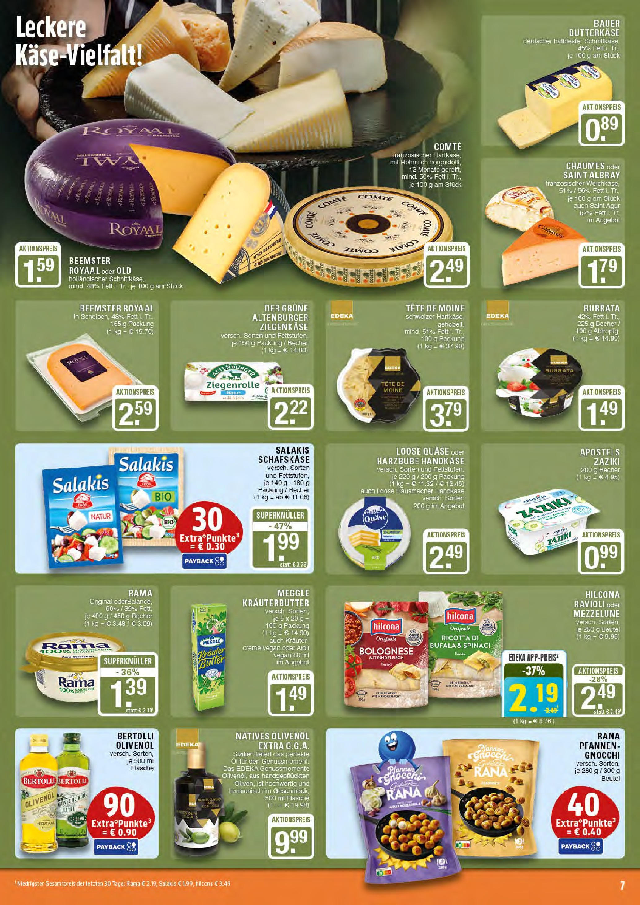 Edeka prospekt Marl	 (ab 27.07.2025) » Angebote Online | Seite: 7 | Produkte: Rama, Öl, Kräuterbutter, Salakis