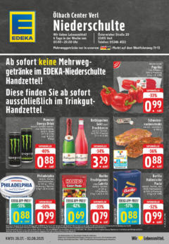 Edeka prospekt Verl	 gültig ab dem 27.07.2025