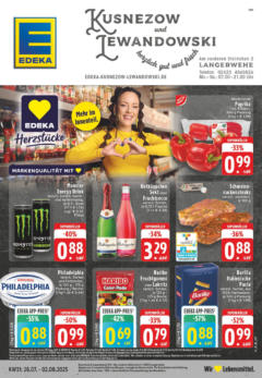 Edeka prospekt Langerwehe	 gültig ab dem 27.07.2025