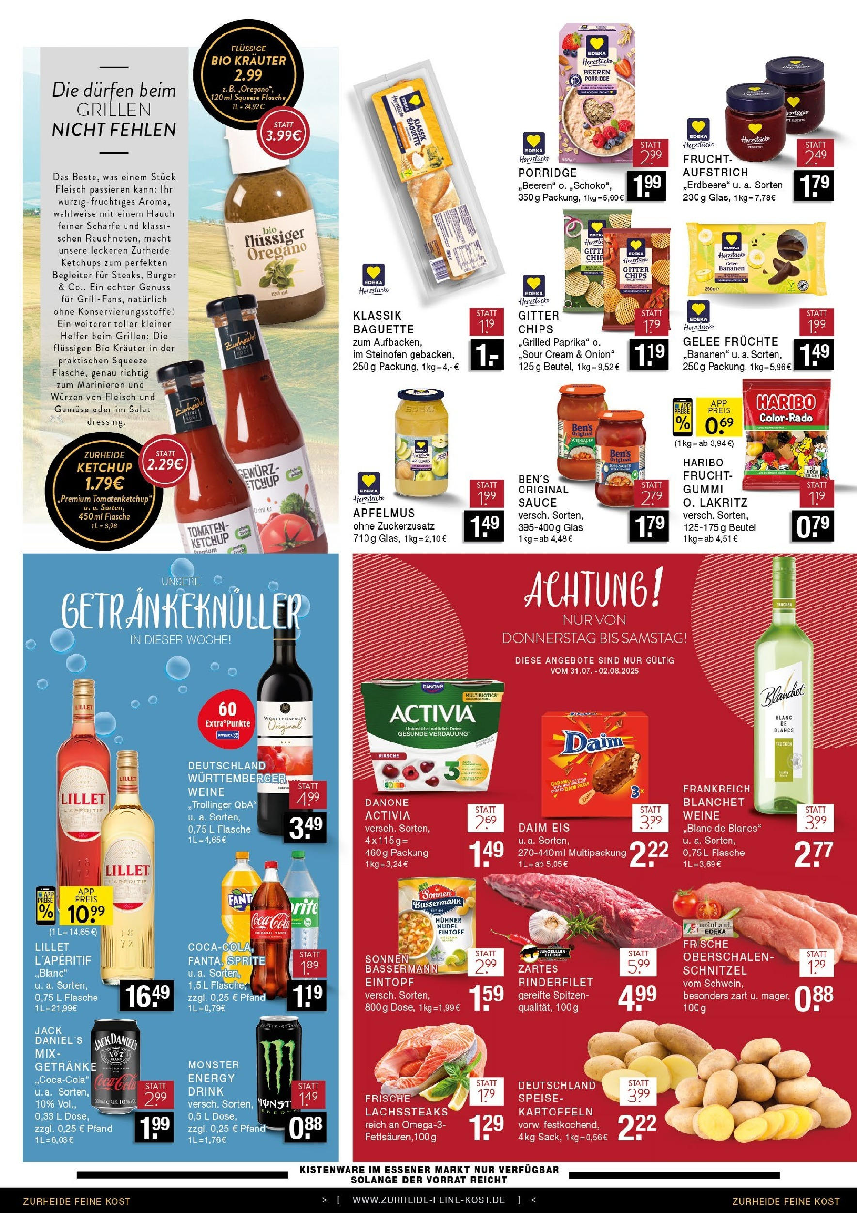 Edeka prospekt Gladbeck (ab 27.07.2025) » Angebote Online | Seite: 6 | Produkte: Activia, Sprite, Danone activia, Lillet Edeka prospekt Gladbeck (ab 27.07.2025) » Angebote Online | Seite: 6 | Produkte: Activia, Sprite, Danone activia, Lillet