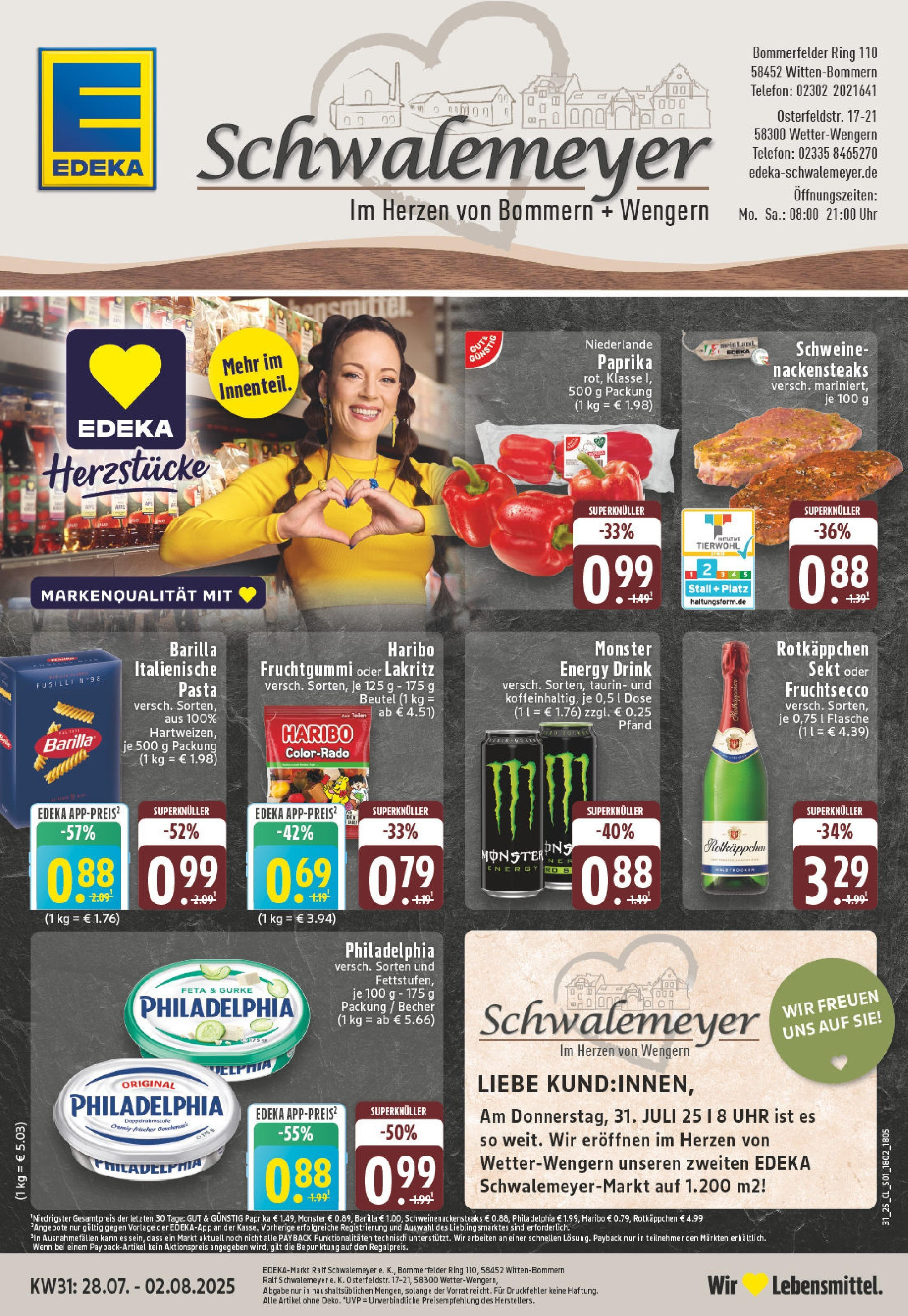 Edeka prospekt Witten-Bommern (ab 27.07.2025) » Angebote Online | Seite: 3 | Produkte: Haribo, Feta, Sekt, Uhr Edeka prospekt Witten-Bommern (ab 27.07.2025) » Angebote Online | Seite: 3 | Produkte: Haribo, Feta, Sekt, Uhr
