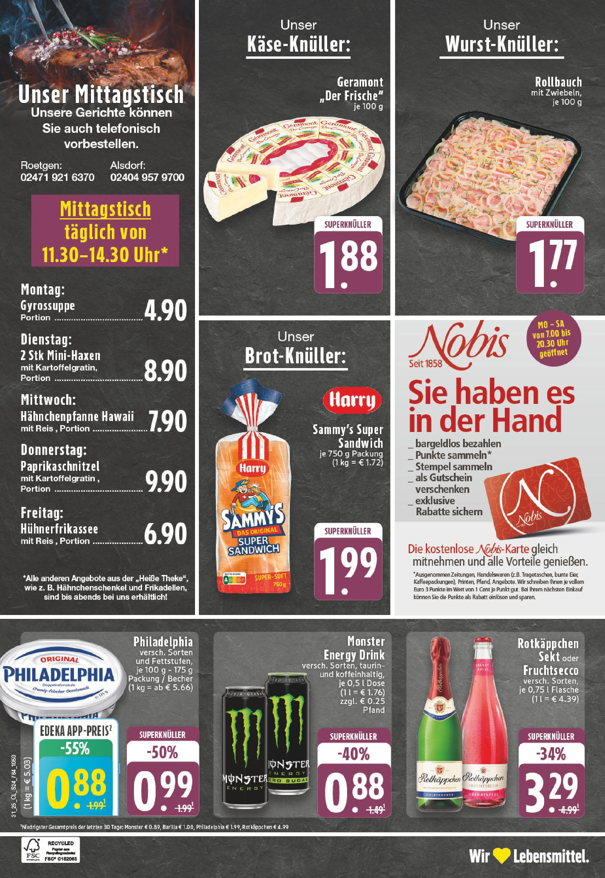 Edeka prospekt Alsdorf (ab 27.07.2025) » Angebote Online | Seite: 24 | Produkte: Barilla, Sekt, Zwiebeln, Uhr Edeka prospekt Alsdorf (ab 27.07.2025) » Angebote Online | Seite: 24 | Produkte: Barilla, Sekt, Zwiebeln, Uhr