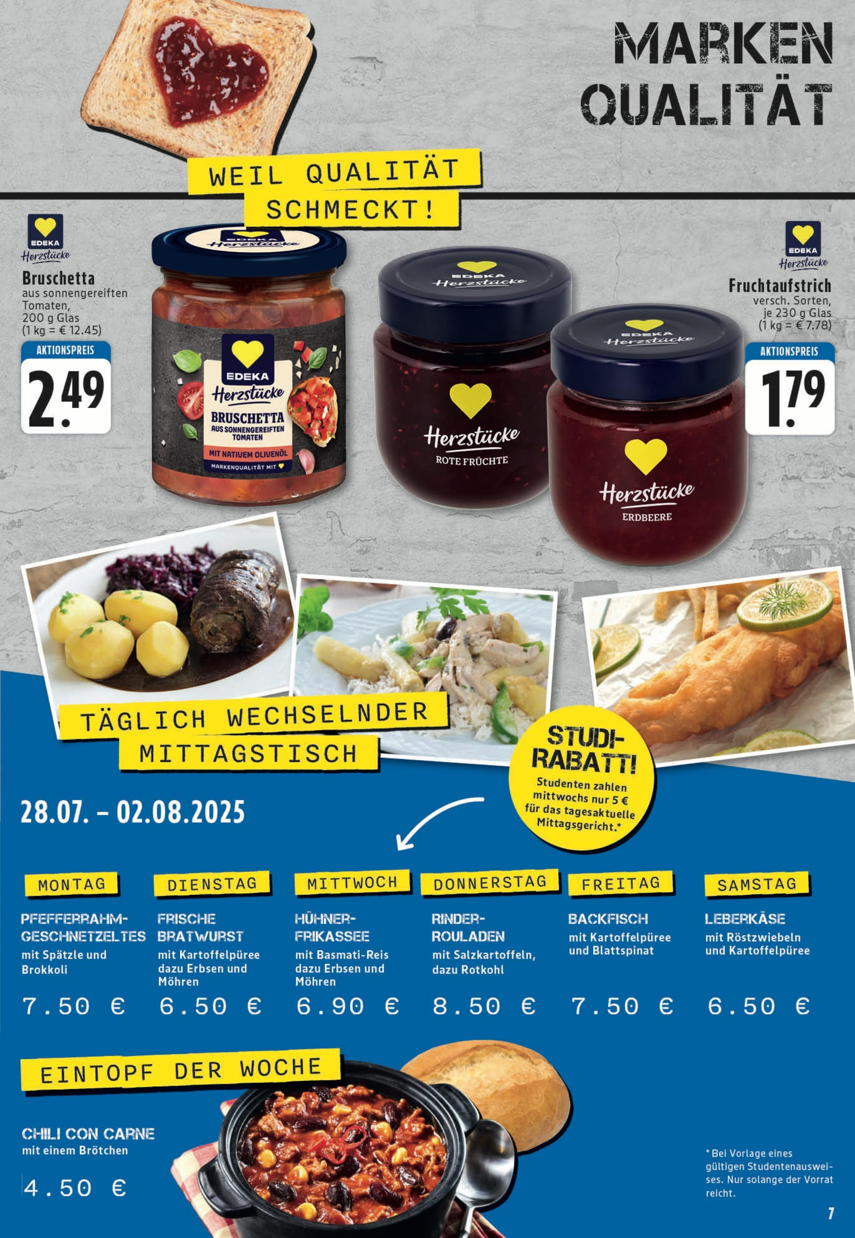 Edeka prospekt Köln (ab 27.07.2025) » Angebote Online | Seite: 7 | Produkte: Rotkohl, Olivenol, Mohren, Erbsen Edeka prospekt Köln (ab 27.07.2025) » Angebote Online | Seite: 7 | Produkte: Rotkohl, Olivenol, Mohren, Erbsen