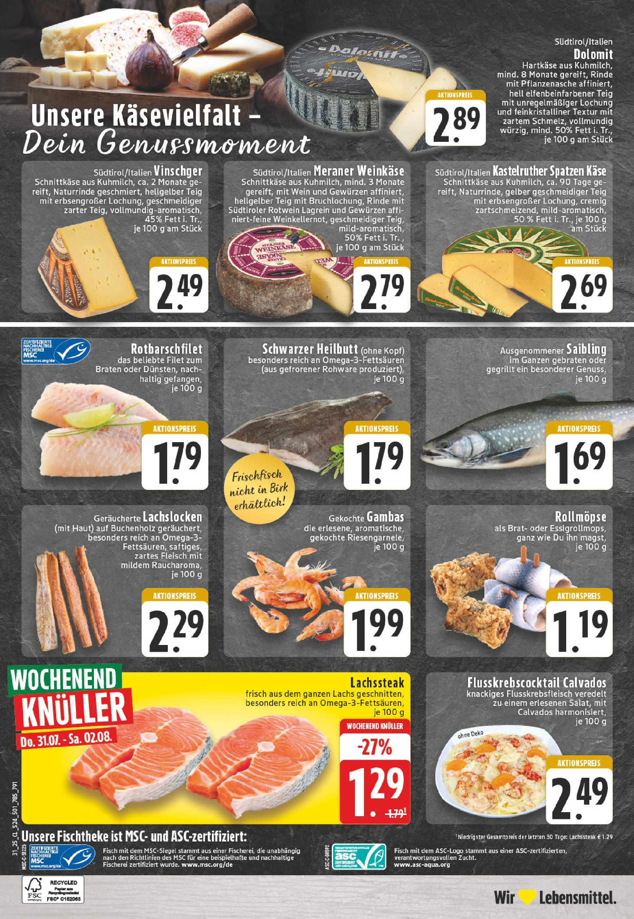 Edeka prospekt Lohmar (ab 27.07.2025) » Angebote Online | Seite: 24 | Produkte: Rotwein, Fisch, Wein, Fleisch Edeka prospekt Lohmar (ab 27.07.2025) » Angebote Online | Seite: 24 | Produkte: Rotwein, Fisch, Wein, Fleisch