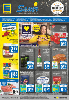 Vorschau von dem Prospekt des Geschäftes Edeka, gültig ab dem 27.07.2025