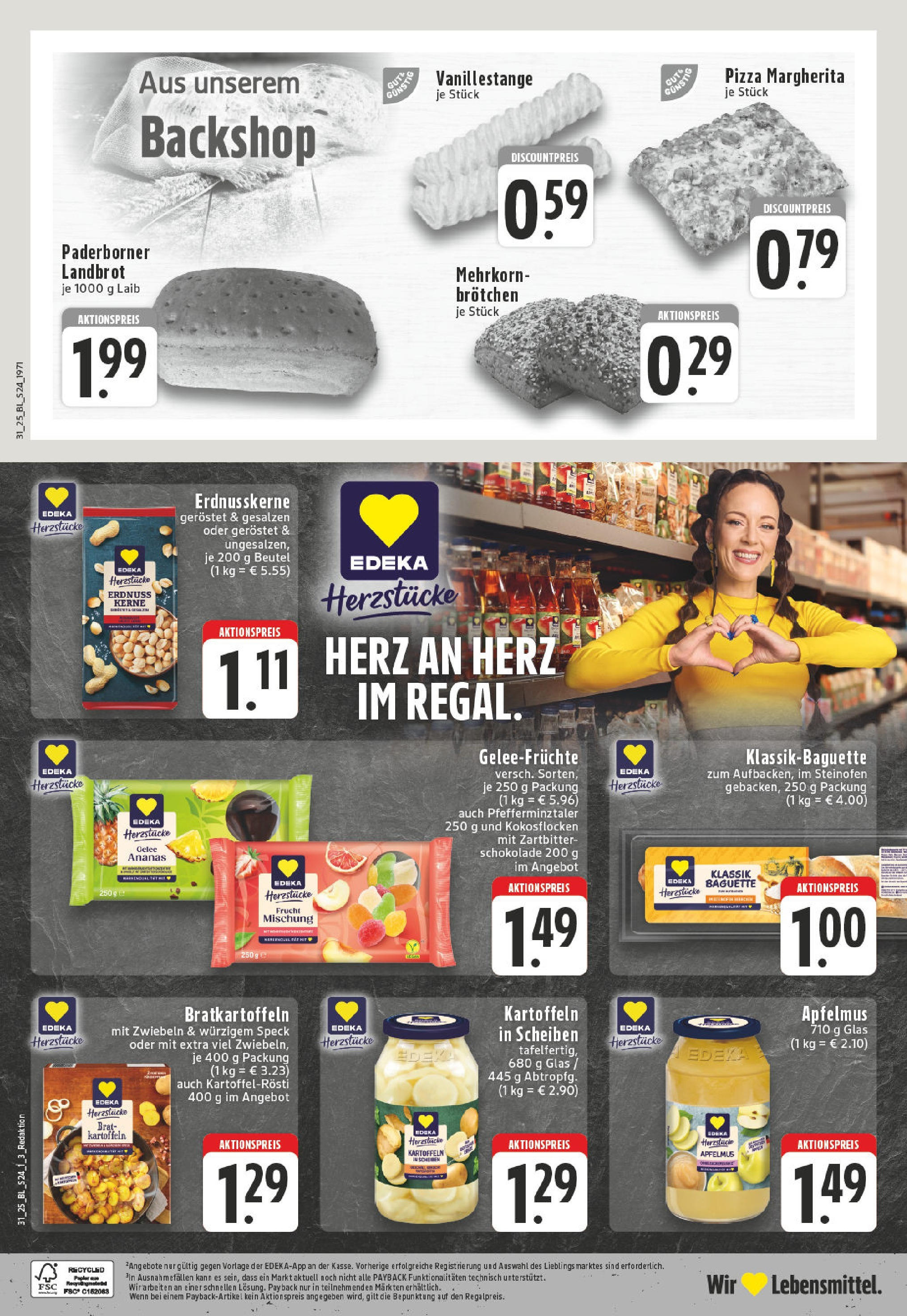 Edeka prospekt Altena (ab 27.07.2025) » Angebote Online | Seite: 24 | Produkte: Schokolade, Kartoffeln, Zwiebeln, Pizza Edeka prospekt Altena (ab 27.07.2025) » Angebote Online | Seite: 24 | Produkte: Schokolade, Kartoffeln, Zwiebeln, Pizza