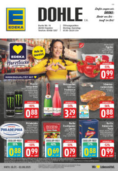 Edeka prospekt Hopsten	 gültig ab dem 27.07.2025