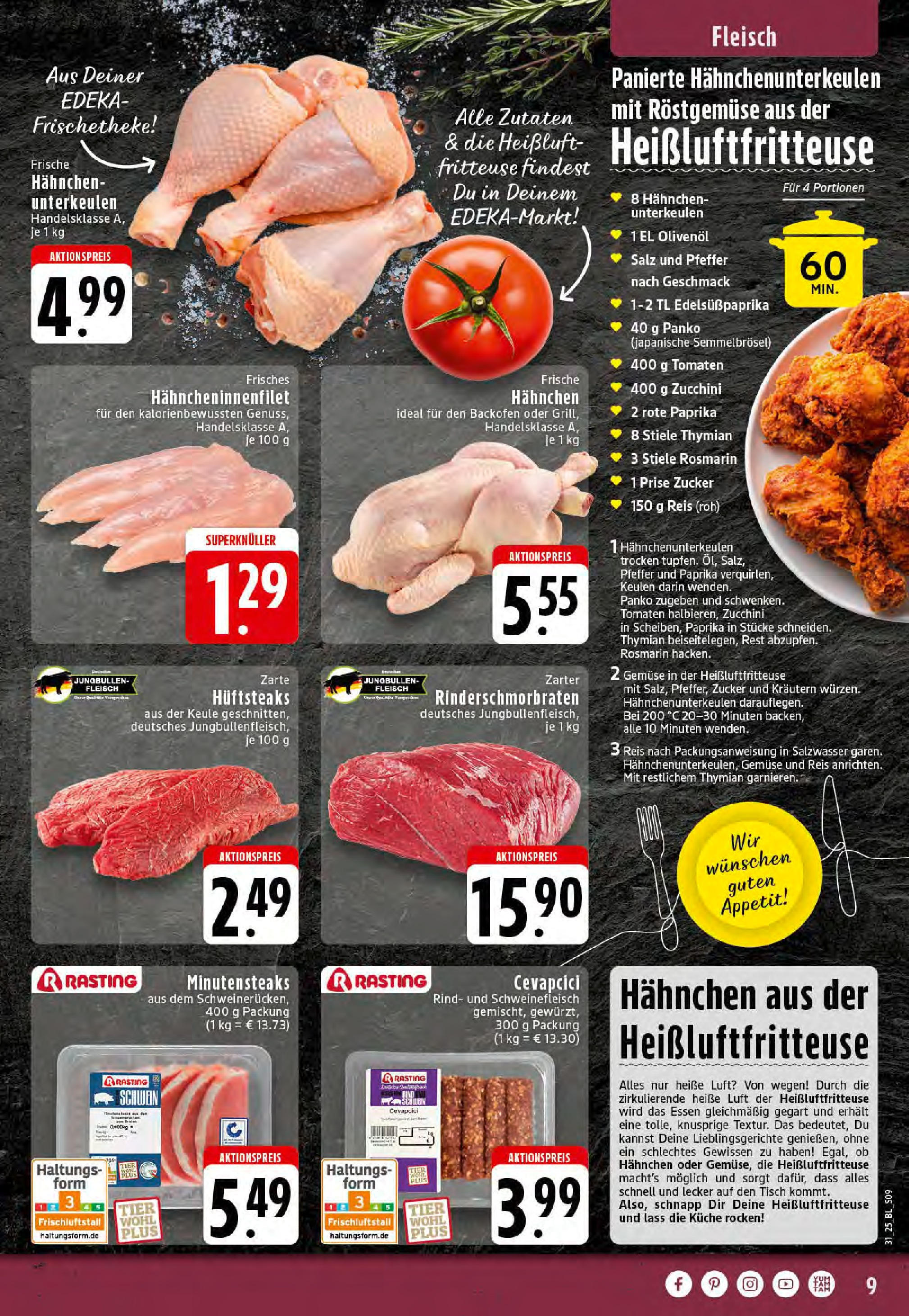 Edeka prospekt Dortmund-Eving (ab 27.07.2025) » Angebote Online | Seite: 9 | Produkte: Küche, Gemüse, Paprika, Reis Edeka prospekt Dortmund-Eving (ab 27.07.2025) » Angebote Online | Seite: 9 | Produkte: Küche, Gemüse, Paprika, Reis