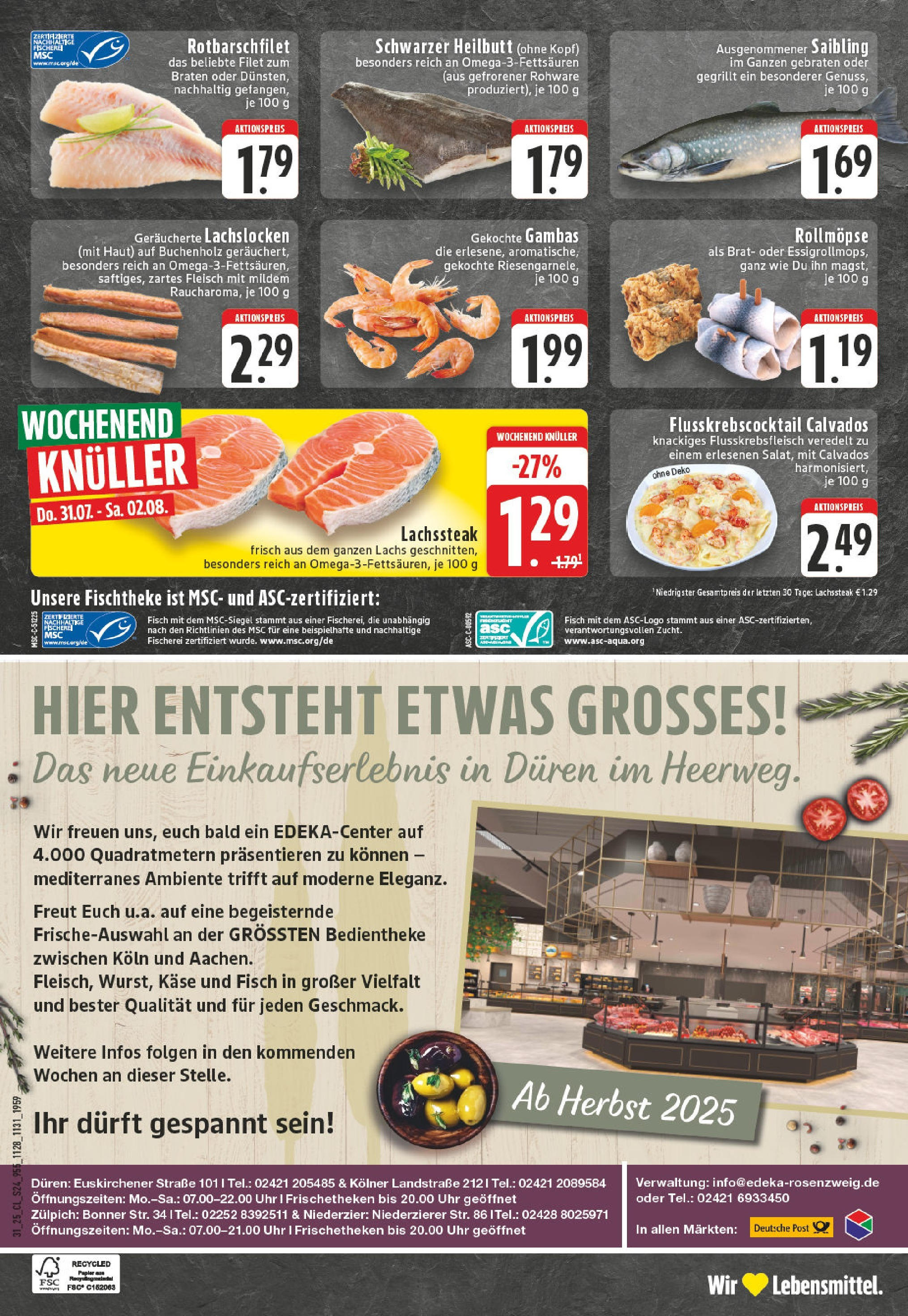 Edeka prospekt Zülpich	 (ab 27.07.2025) » Angebote Online | Seite: 24 | Produkte: Käse, Steak, Fleisch, Uhr