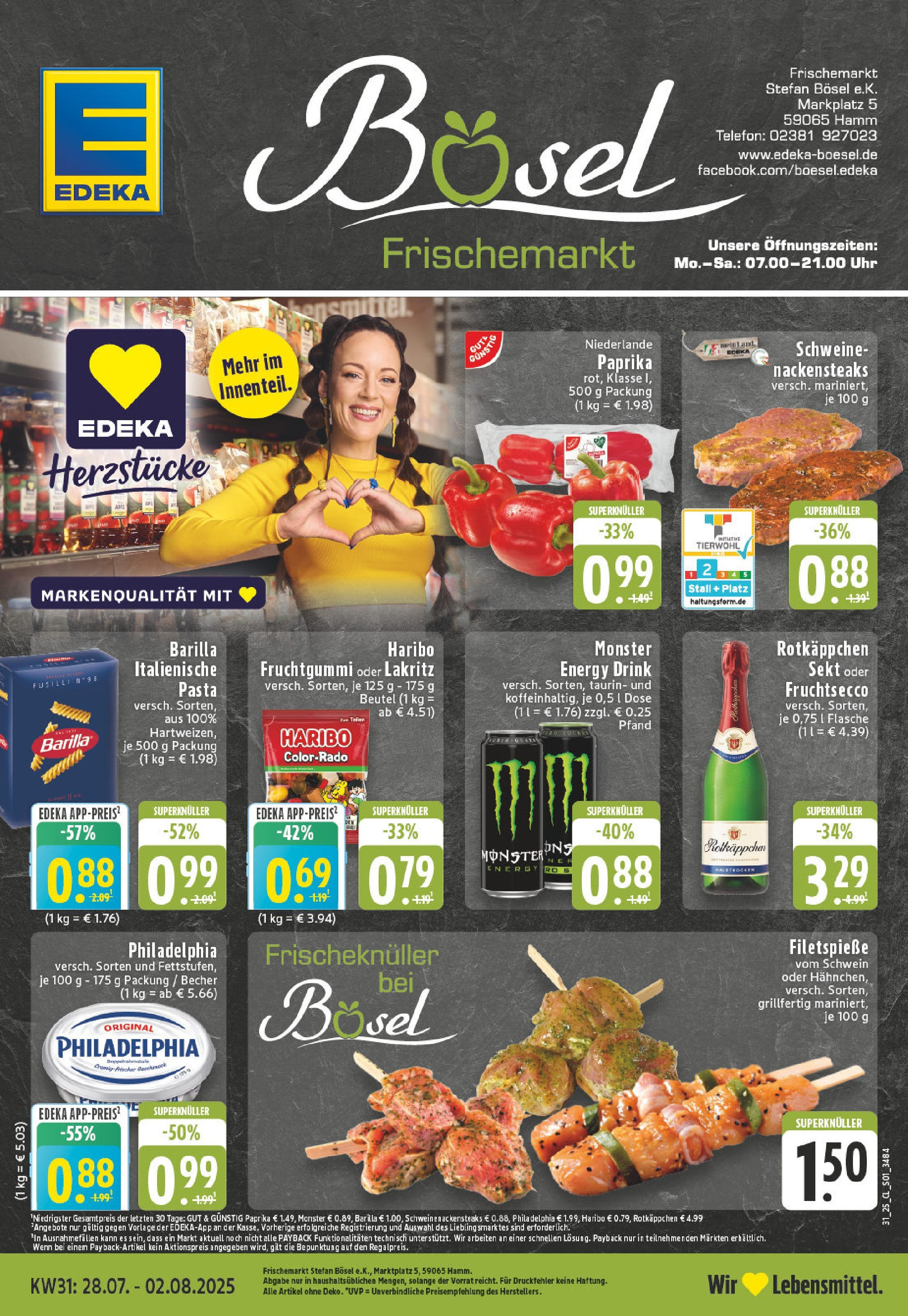EDEKA Prospekt ab 27.07.2025 - Prospekt Hamm Online