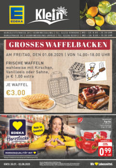 Edeka prospekt Wesseling-Berzdorf	 gültig ab dem 27.07.2025