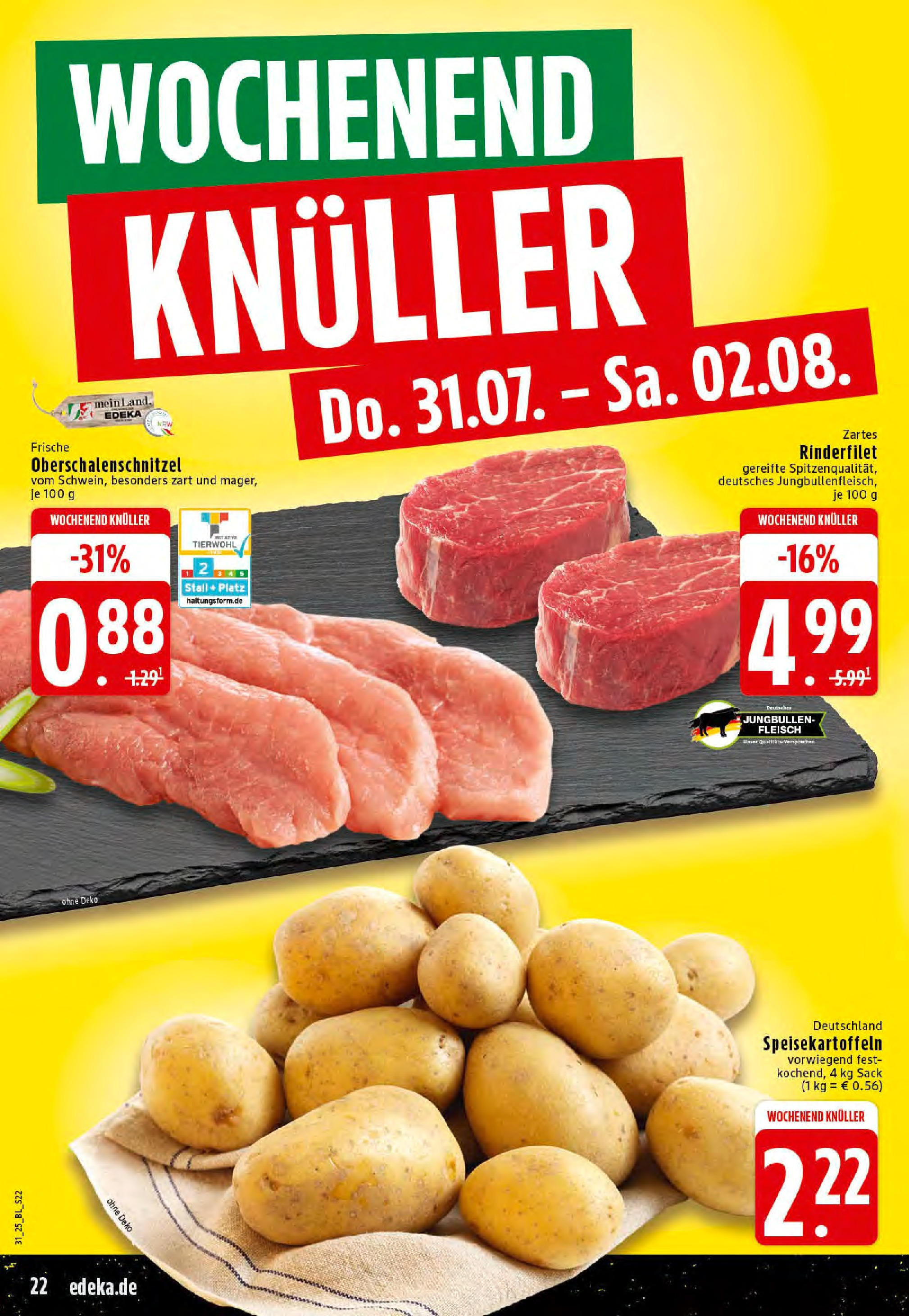 Edeka prospekt Dortmund-Eving (ab 27.07.2025) » Angebote Online | Seite: 22 | Produkte: Rinderfilet, Fleisch Edeka prospekt Dortmund-Eving (ab 27.07.2025) » Angebote Online | Seite: 22 | Produkte: Rinderfilet, Fleisch