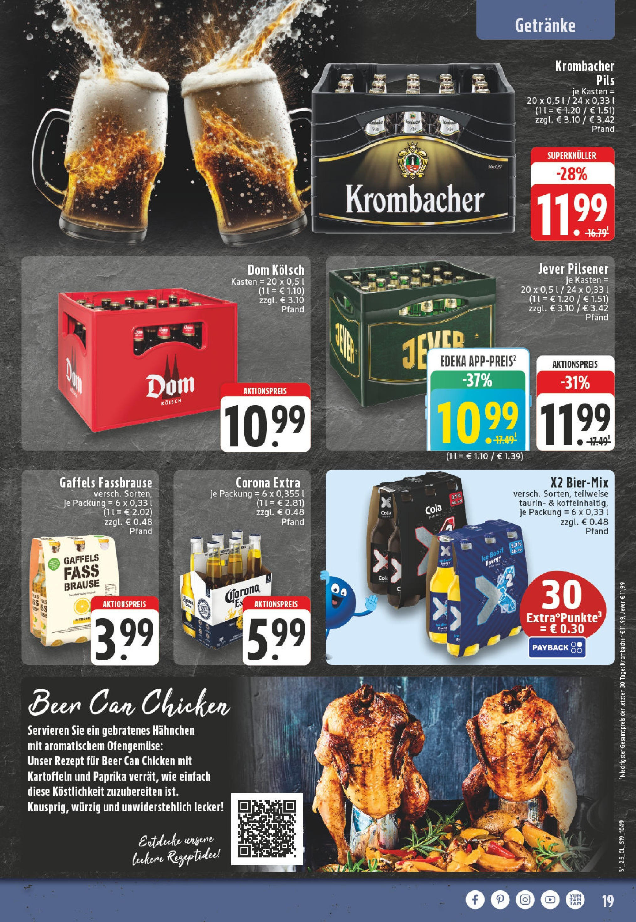 Edeka prospekt Kempenich (ab 27.07.2025) » Angebote Online | Seite: 19 | Produkte: Cola, Energy, Paprika, Krombacher Edeka prospekt Kempenich (ab 27.07.2025) » Angebote Online | Seite: 19 | Produkte: Cola, Energy, Paprika, Krombacher
