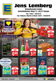Edeka prospekt Essen	 gültig ab dem 27.07.2025