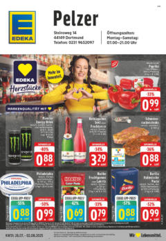 Edeka prospekt Dortmund - Oespel	 gültig ab dem 27.07.2025