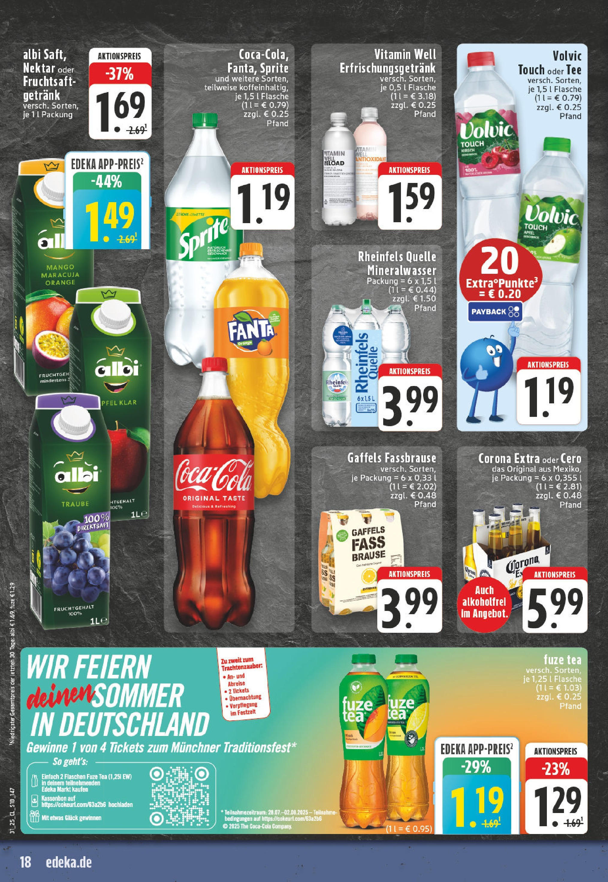 Edeka prospekt Bornheim-Walberberg (ab 27.07.2025) » Angebote Online | Seite: 18 | Produkte: Fanta, Sprite, Mineralwasser, Fruchtsaft Edeka prospekt Bornheim-Walberberg (ab 27.07.2025) » Angebote Online | Seite: 18 | Produkte: Fanta, Sprite, Mineralwasser, Fruchtsaft
