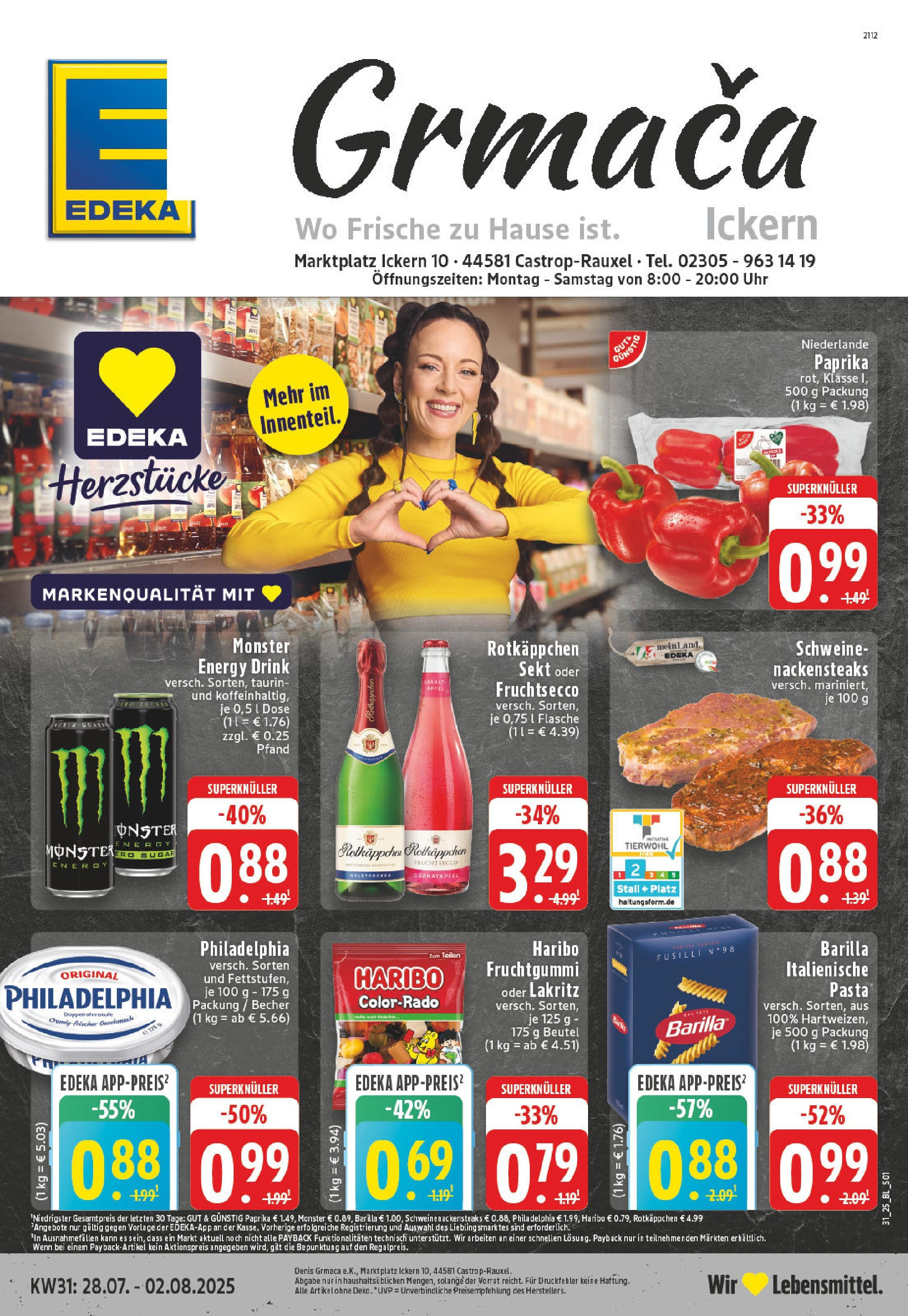 EDEKA Prospekt ab 27.07.2025 - Prospekt Castrop-Rauxel Online