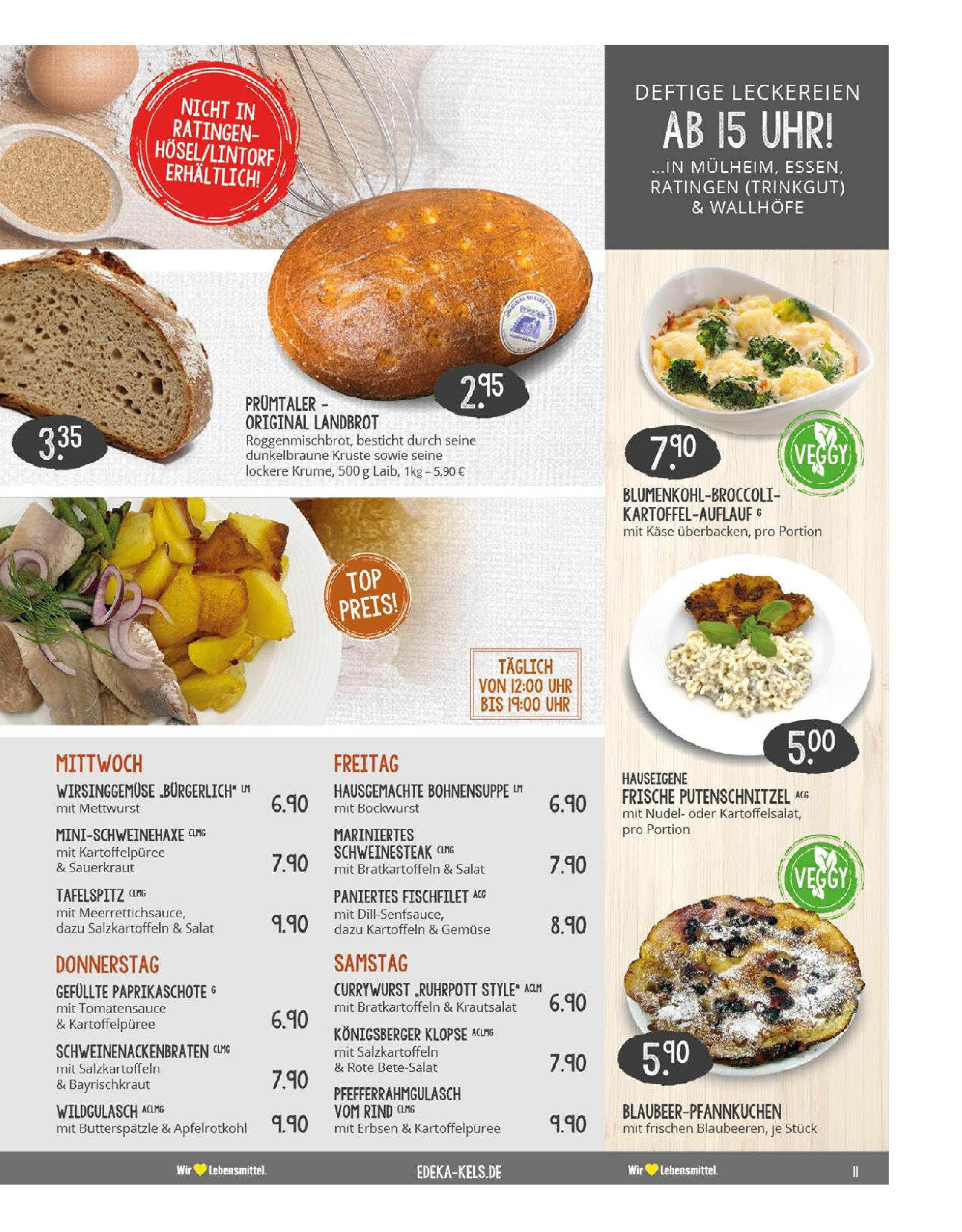 Edeka prospekt Mülheim A. D. Ruhr	 (ab 27.07.2025) » Angebote Online | Seite: 11 | Produkte: Käse, Kartoffeln, Gemüse, Salat