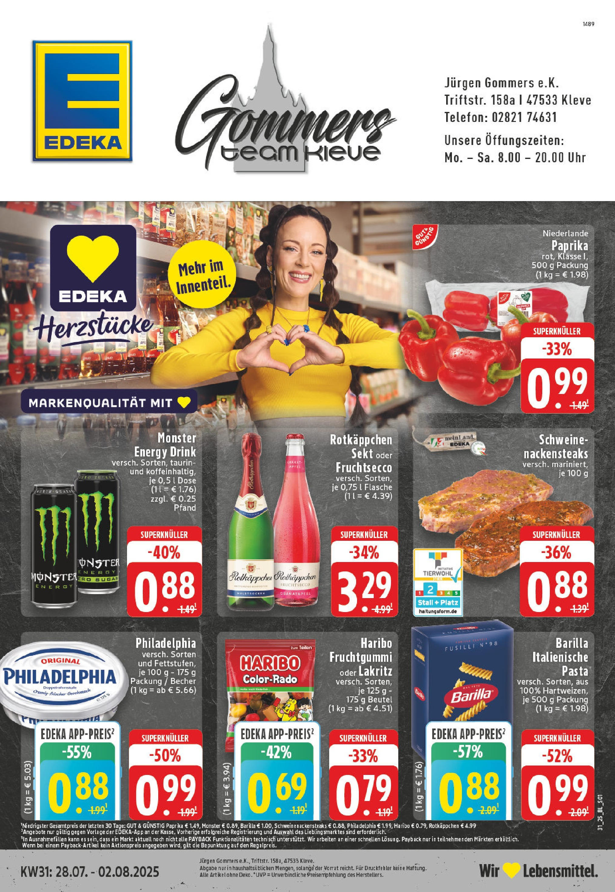 EDEKA Prospekt ab 27.07.2025 - Prospekt Kleve Online