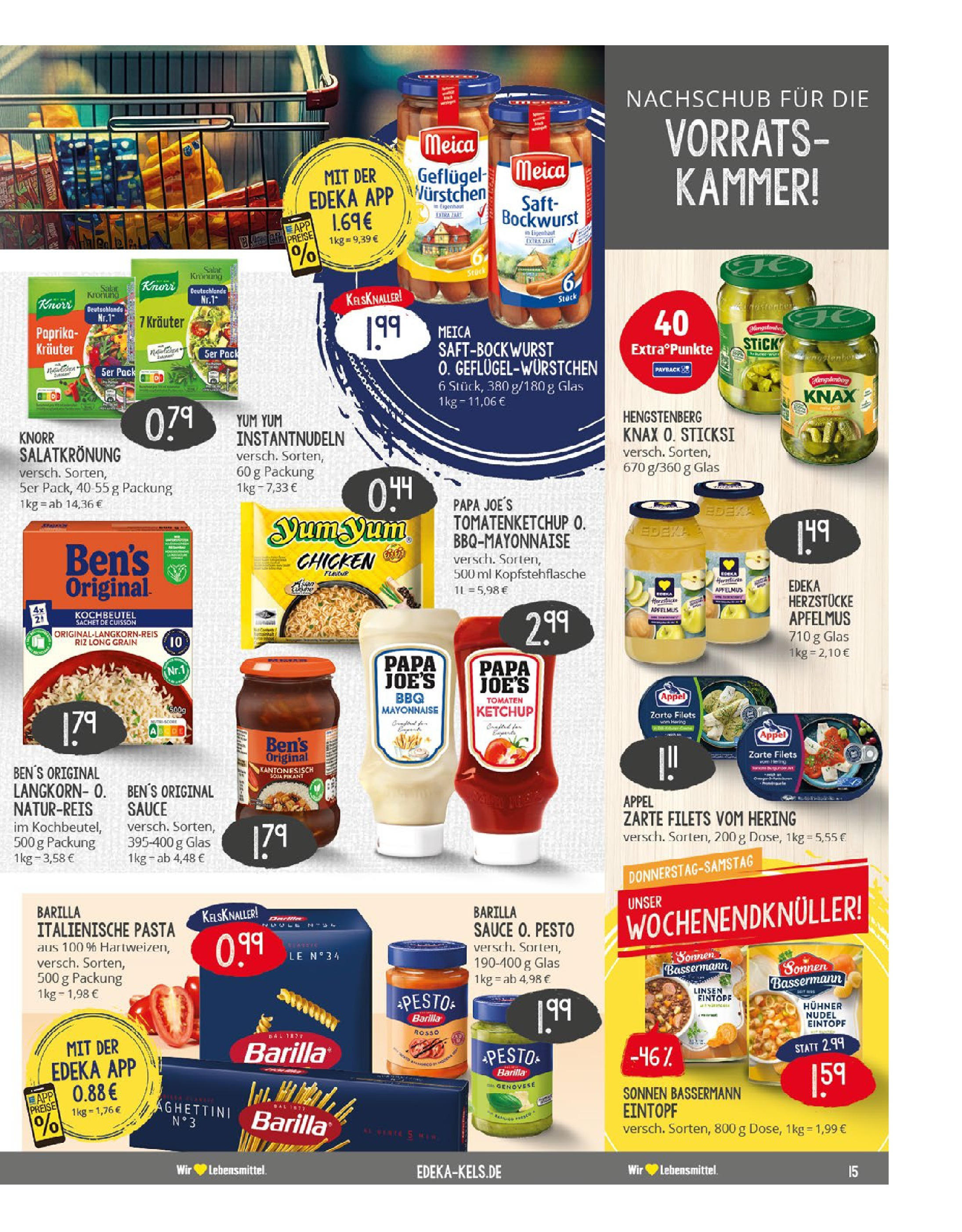 Edeka prospekt Mülheim A. D. Ruhr	 (ab 27.07.2025) » Angebote Online | Seite: 15 | Produkte: Tomaten, Apple, Paprika, Pasta