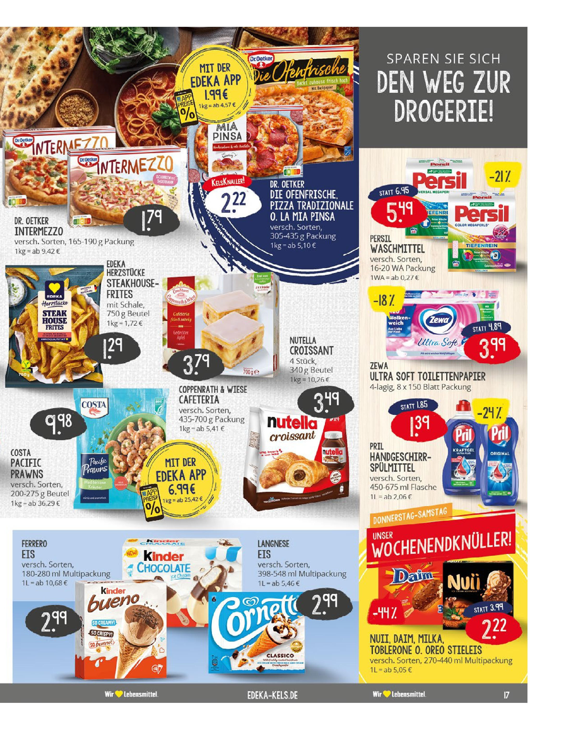 Edeka prospekt Mülheim A. D. Ruhr	 (ab 27.07.2025) » Angebote Online | Seite: 17 | Produkte: Croissant, Waschmittel, Pizza, Steak