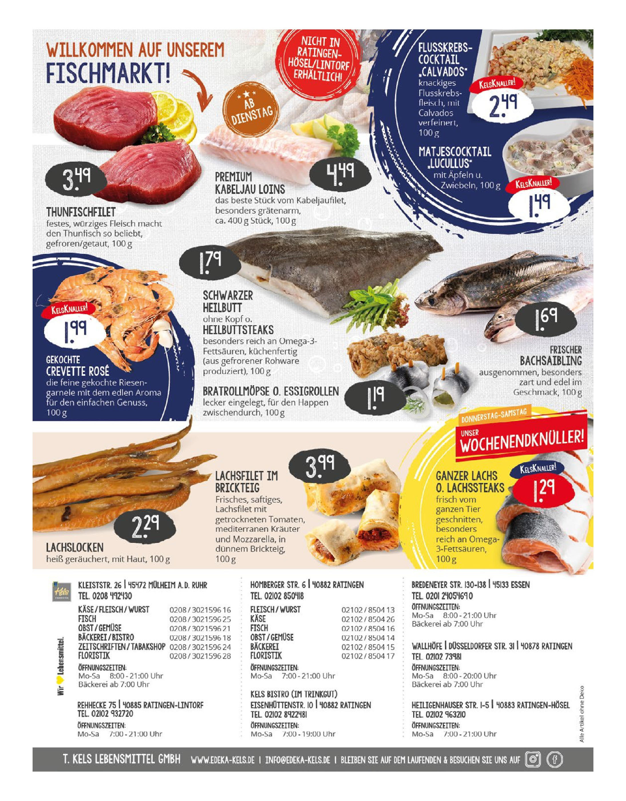 Edeka prospekt Mülheim A. D. Ruhr	 (ab 27.07.2025) » Angebote Online | Seite: 20 | Produkte: Bäckerei, Fisch, Wurst, Uhr