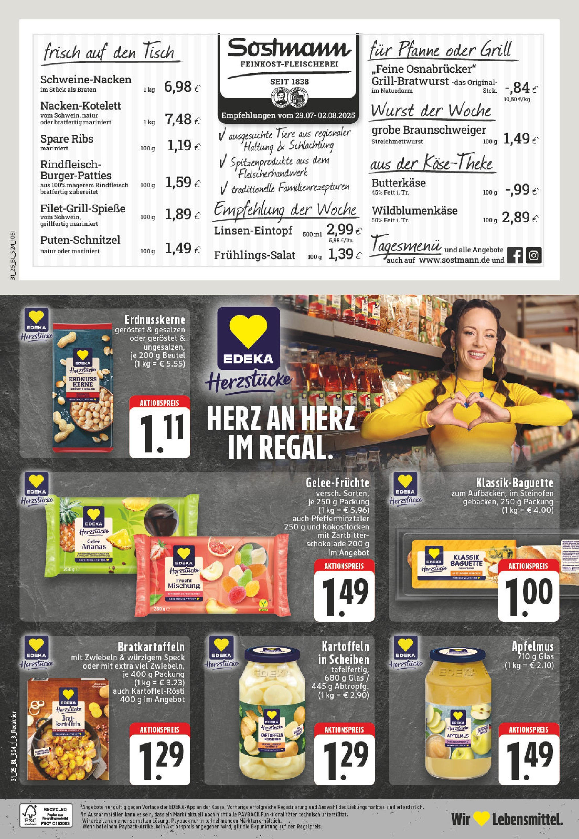 Edeka prospekt Lienen (ab 27.07.2025) » Angebote Online | Seite: 24 | Produkte: Schokolade, Apple, Zwiebeln, Wurst Edeka prospekt Lienen (ab 27.07.2025) » Angebote Online | Seite: 24 | Produkte: Schokolade, Apple, Zwiebeln, Wurst