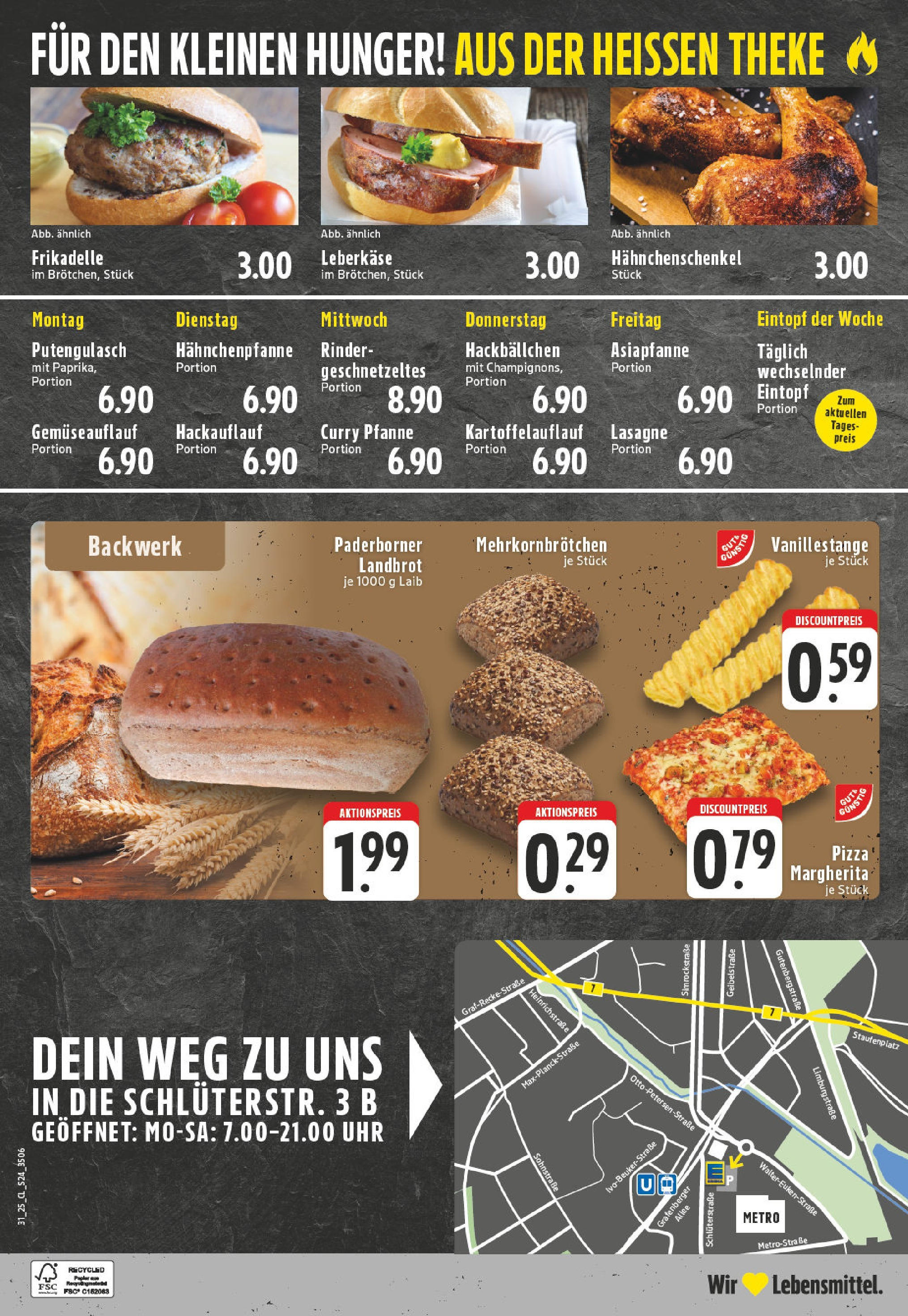 Edeka prospekt Düsseldorf (ab 27.07.2025) » Angebote Online | Seite: 24 | Produkte: Hahnchenschenkel, Theke, Pizza, Leberkase Edeka prospekt Düsseldorf (ab 27.07.2025) » Angebote Online | Seite: 24 | Produkte: Hahnchenschenkel, Theke, Pizza, Leberkase