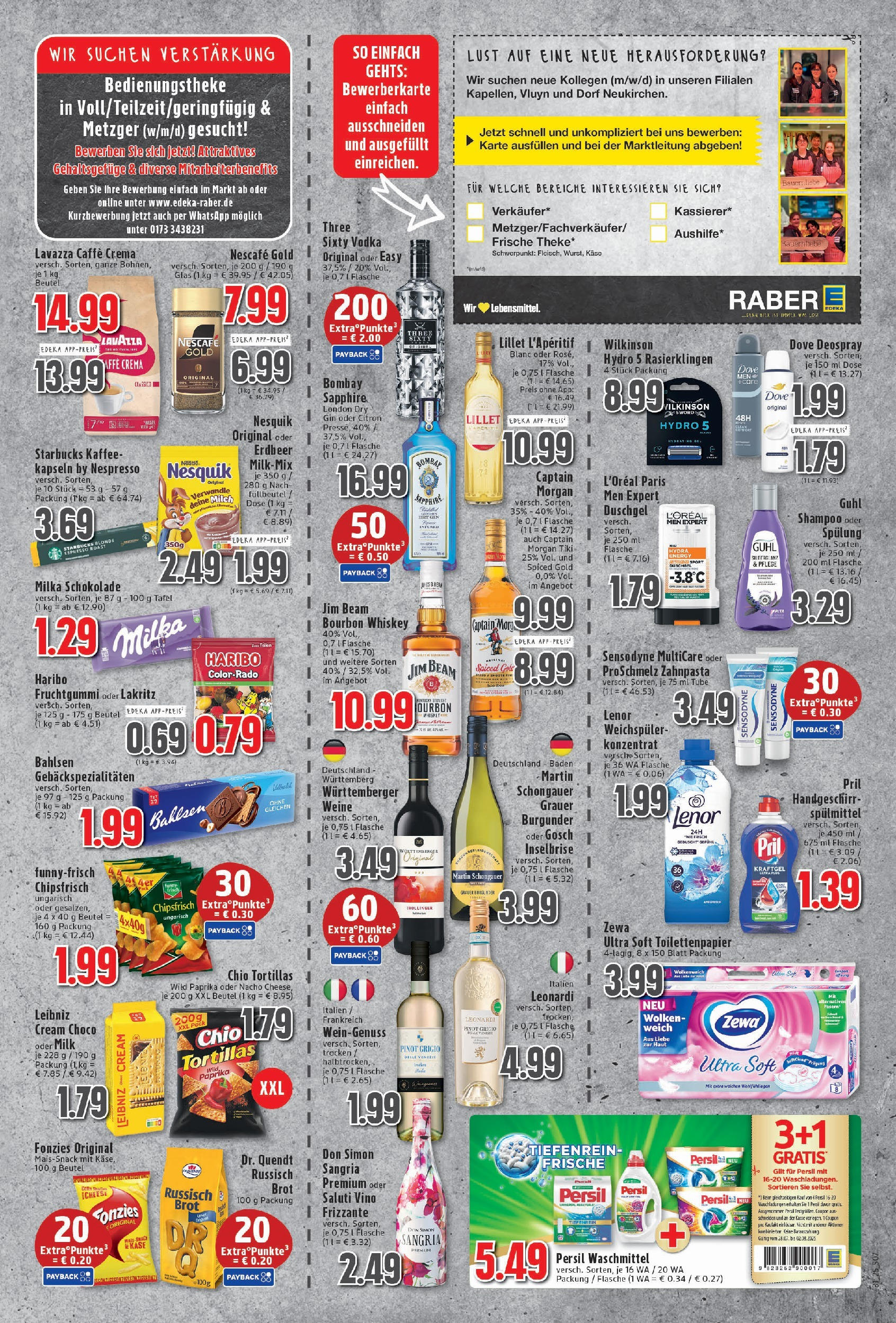 Edeka prospekt Neukirchen-Vluyn (ab 27.07.2025) » Angebote Online | Seite: 7 | Produkte: Milka schokolade, Rum, Chio tortillas, Gin Edeka prospekt Neukirchen-Vluyn (ab 27.07.2025) » Angebote Online | Seite: 7 | Produkte: Milka schokolade, Rum, Chio tortillas, Gin