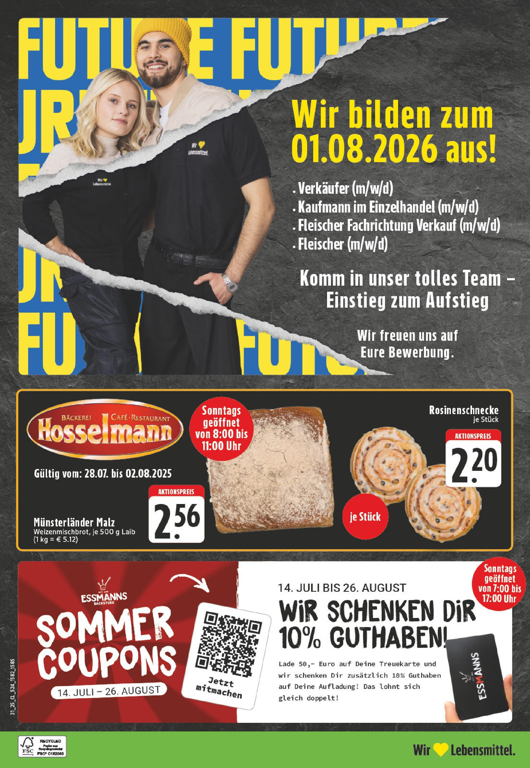 Edeka prospekt Oelde (ab 27.07.2025) » Angebote Online | Seite: 24 | Produkte: Bäckerei, Uhr Edeka prospekt Oelde (ab 27.07.2025) » Angebote Online | Seite: 24 | Produkte: Bäckerei, Uhr