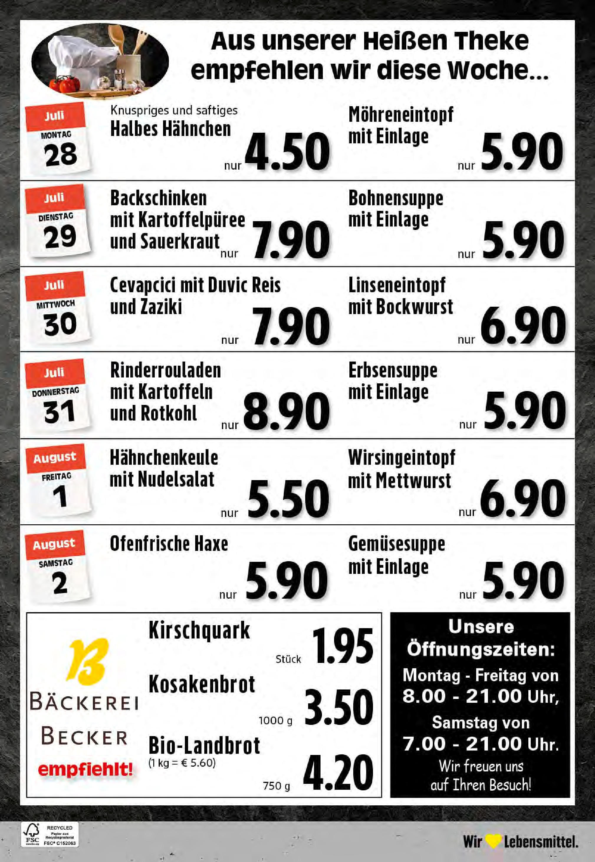Edeka prospekt Reken-Bahnhof (ab 27.07.2025) » Angebote Online | Seite: 24 | Produkte: Cevapcici, Ofenfrische, Kartoffeln, Reis Edeka prospekt Reken-Bahnhof (ab 27.07.2025) » Angebote Online | Seite: 24 | Produkte: Cevapcici, Ofenfrische, Kartoffeln, Reis