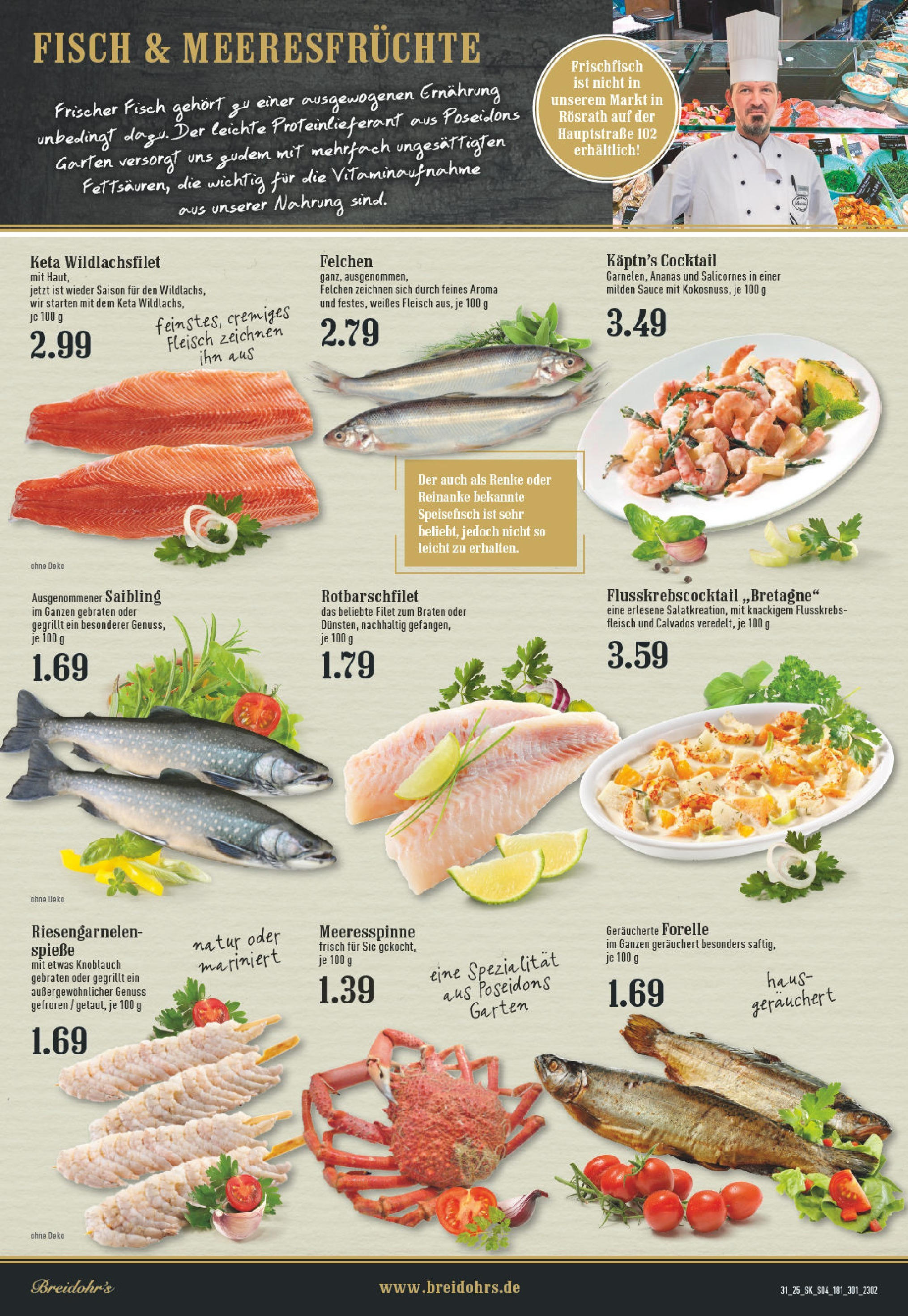 Edeka prospekt Rösrath	 (ab 27.07.2025) » Angebote Online | Seite: 4 | Produkte: Spieße, Fisch, Meeresfrüchte, Fleisch