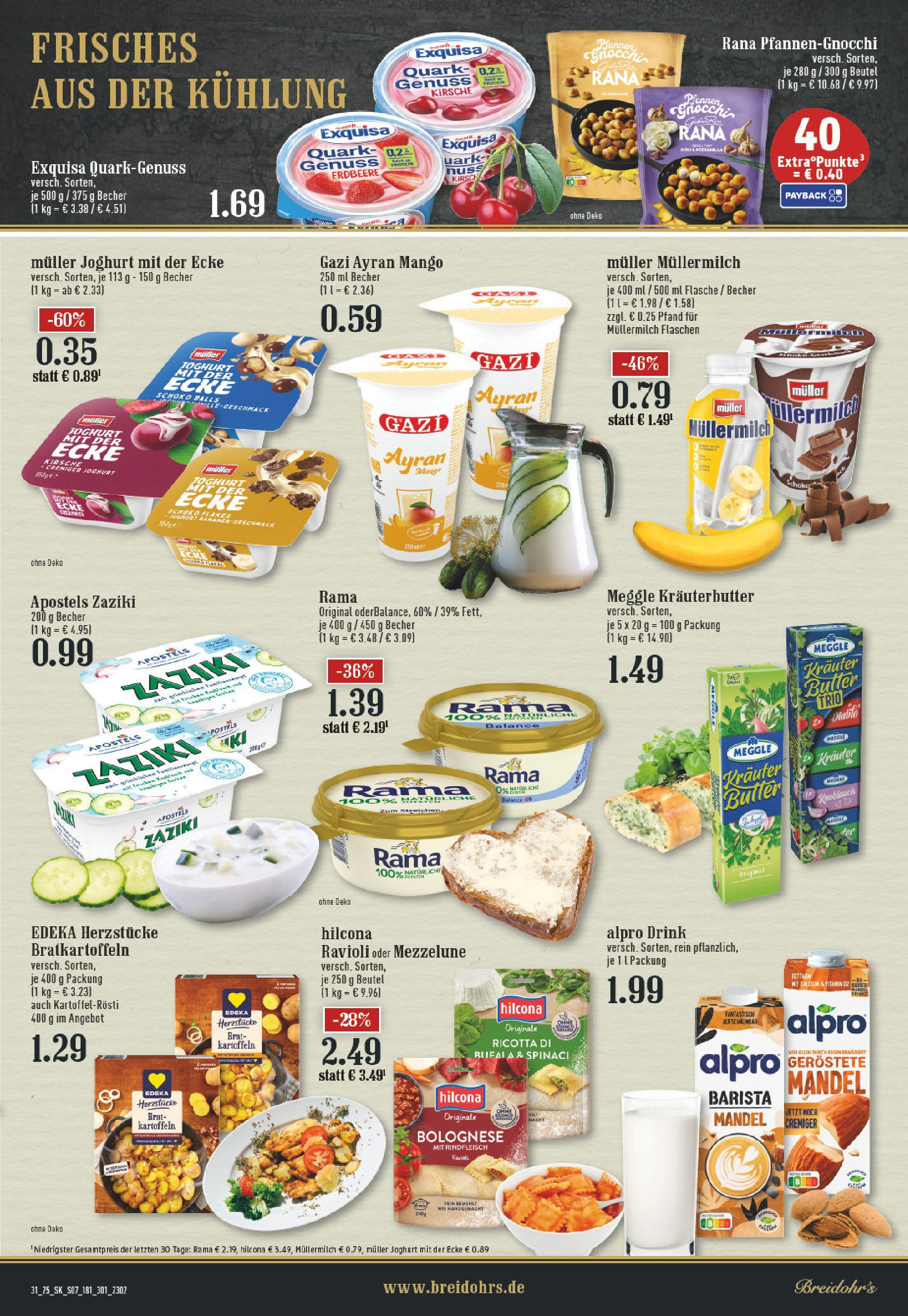 Edeka prospekt Rösrath	 (ab 27.07.2025) » Angebote Online | Seite: 7 | Produkte: Butter, Kräuterbutter, Alpro, Müllermilch