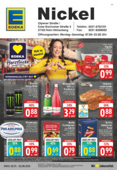 Edeka prospekt Köln	 gültig ab dem 27.07.2025