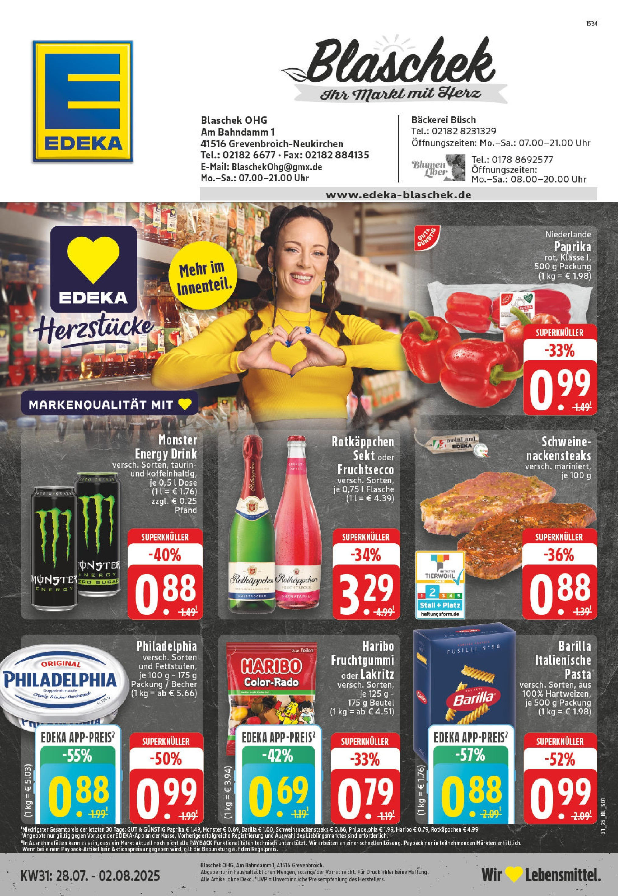 EDEKA Prospekt ab 27.07.2025 - Prospekt Grevenbroich Online
