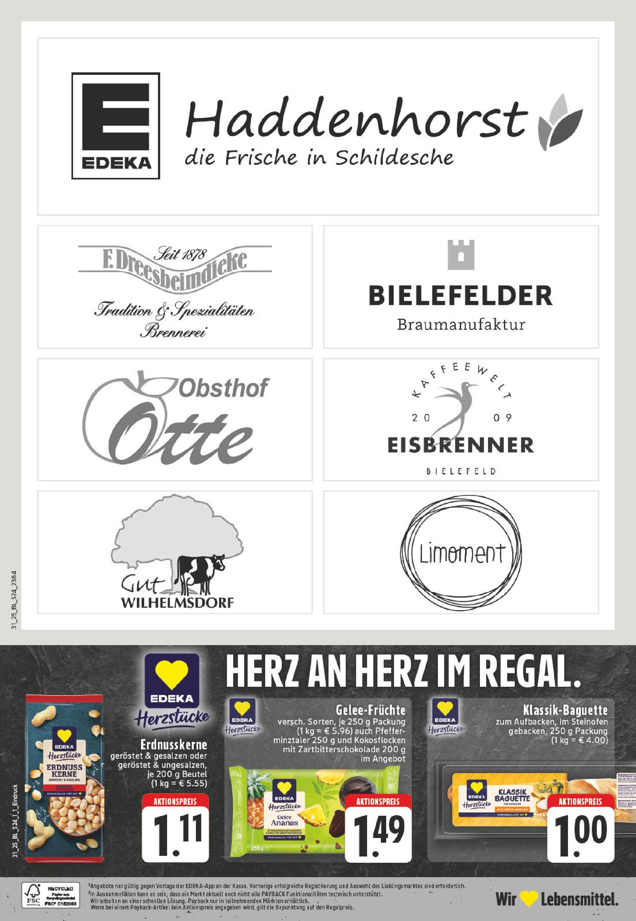 Edeka prospekt Bielefeld (ab 27.07.2025) » Angebote Online | Seite: 24 | Produkte: Baguette, Ananas, Pfeffer Edeka prospekt Bielefeld (ab 27.07.2025) » Angebote Online | Seite: 24 | Produkte: Baguette, Ananas, Pfeffer